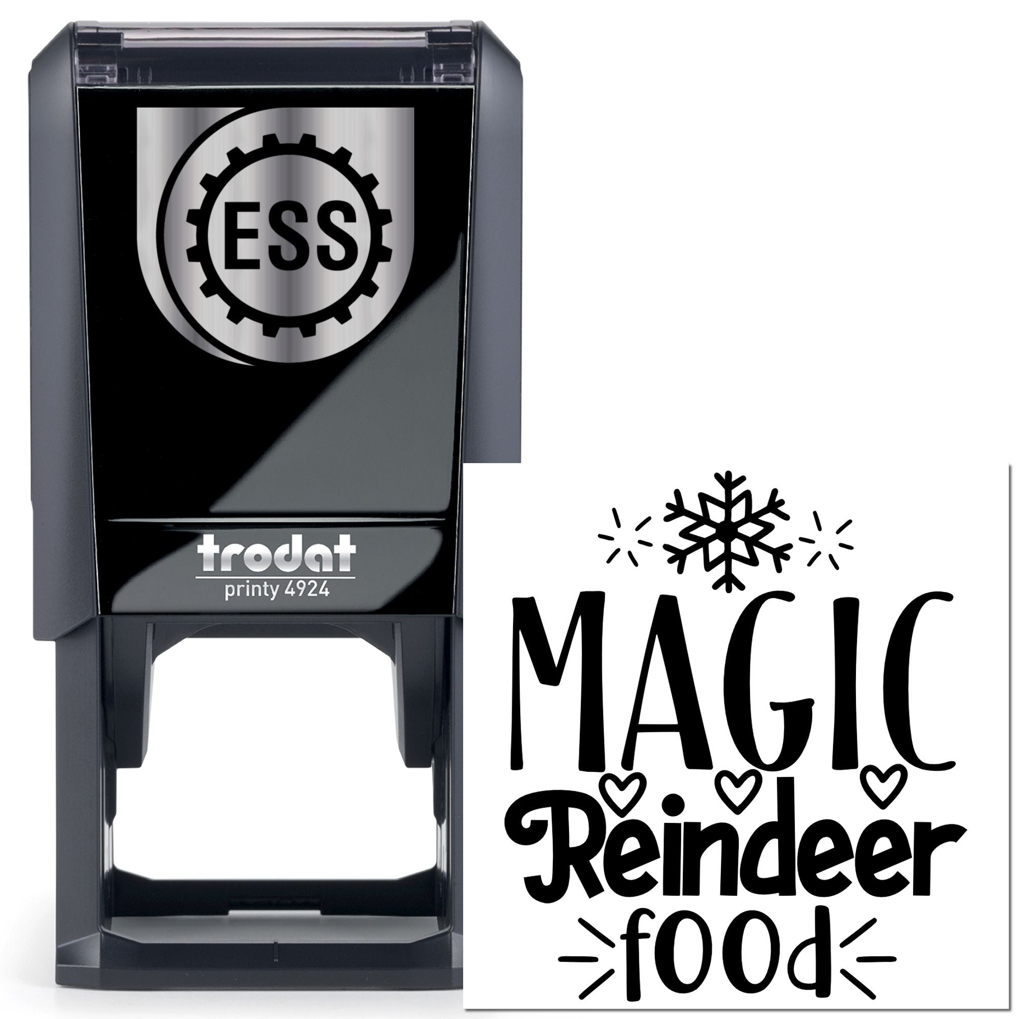 Self-Inking Reindeer Food Handcraft Stamp