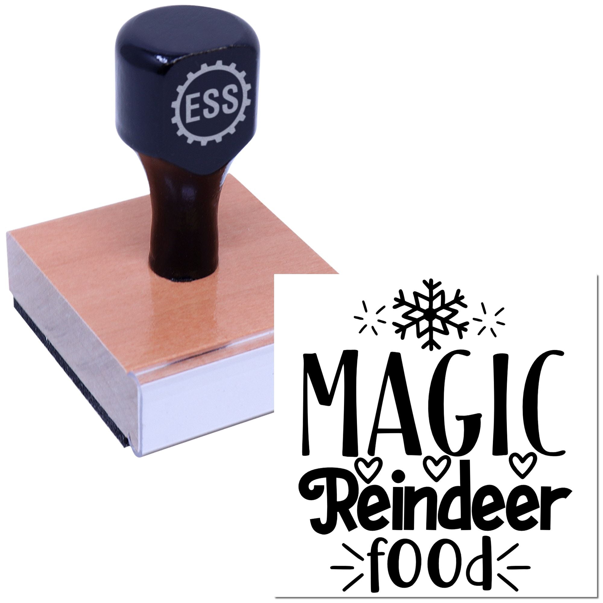 Magical Holiday Treat Papercraft Rubber Stamp