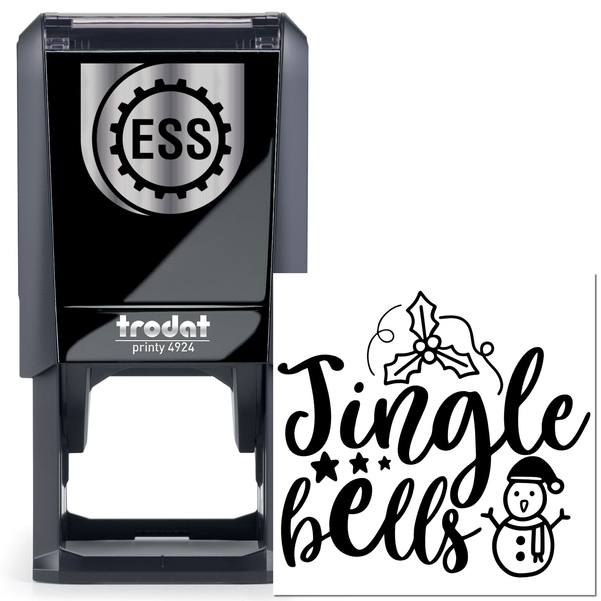 Self-Inking Jingle Bells Papercraft Stamp