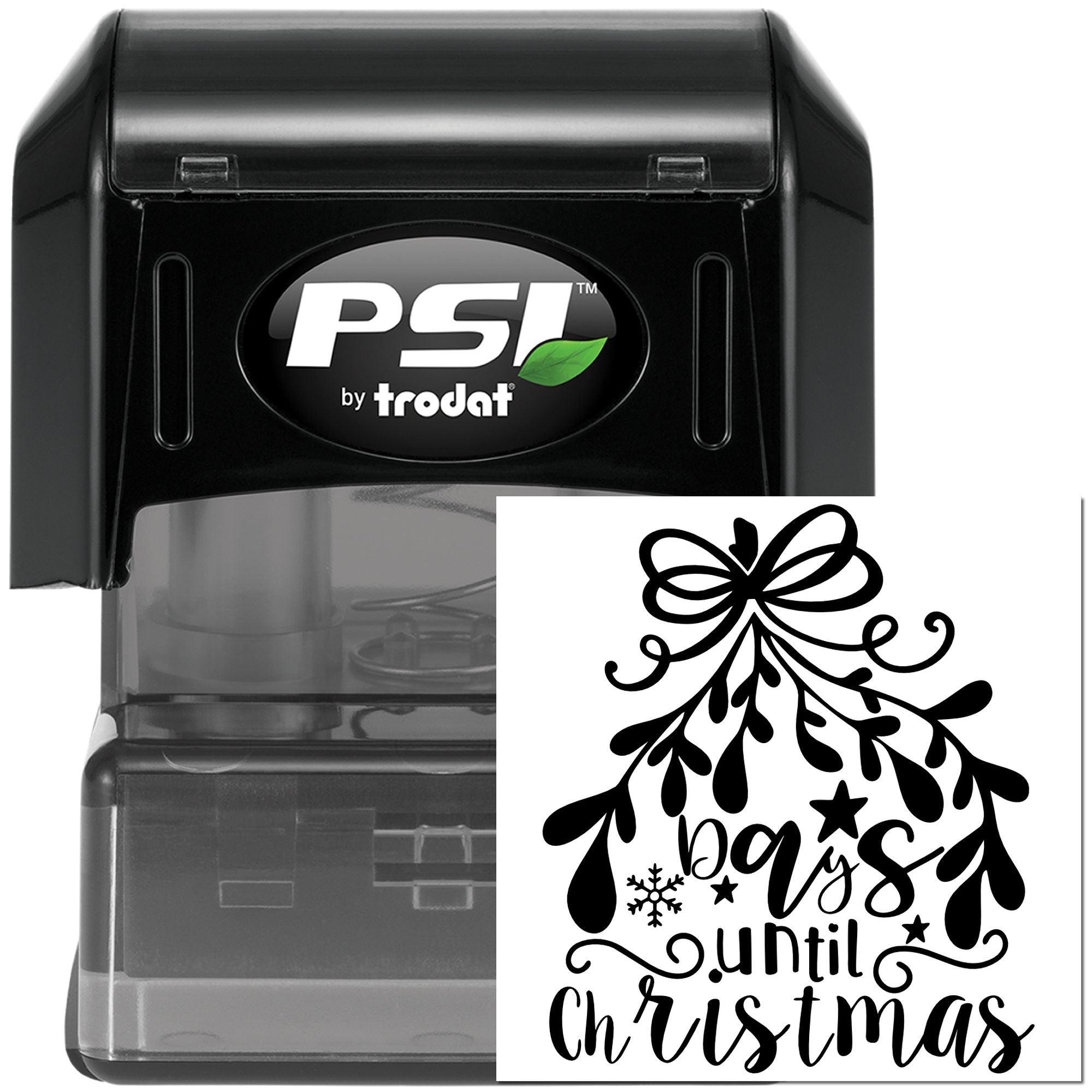 Pre-Inked Christmas Gift Illustration Handcraft Stamp