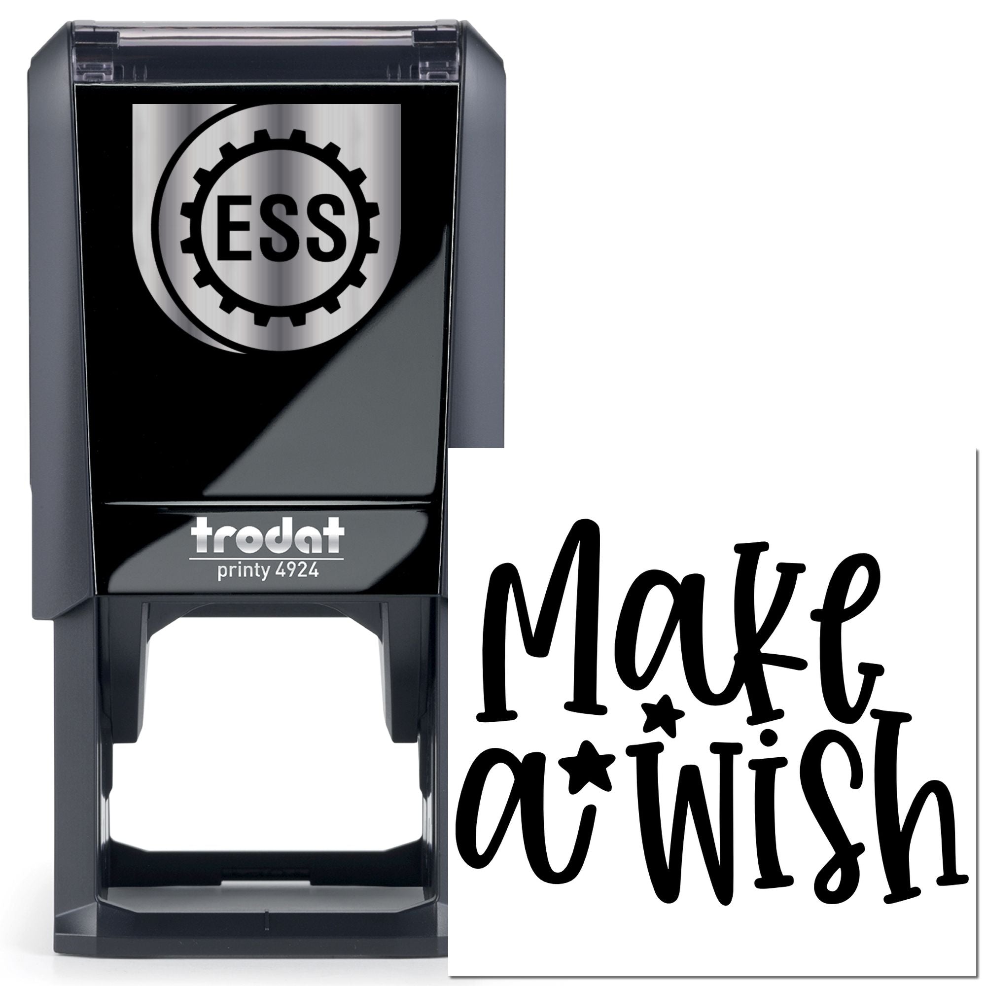 Self-Inking Make Wish Place Card Stamp