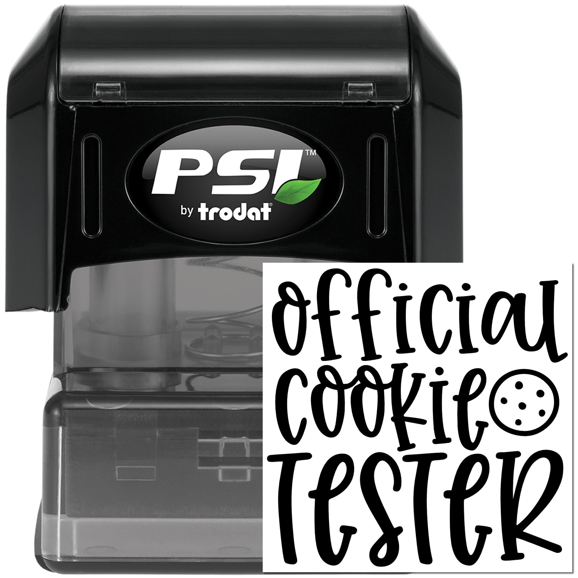 Pre-Inked Official Cookie Tester Place Card Stamp