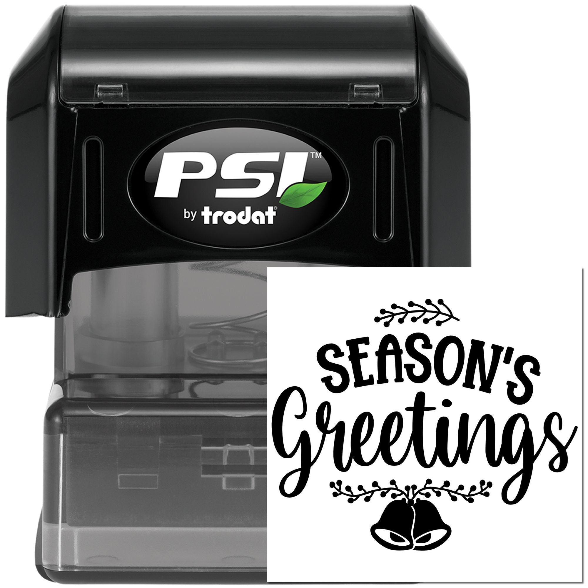 Pre-Inked Seasonal Greeting Card Party Favor Stamp