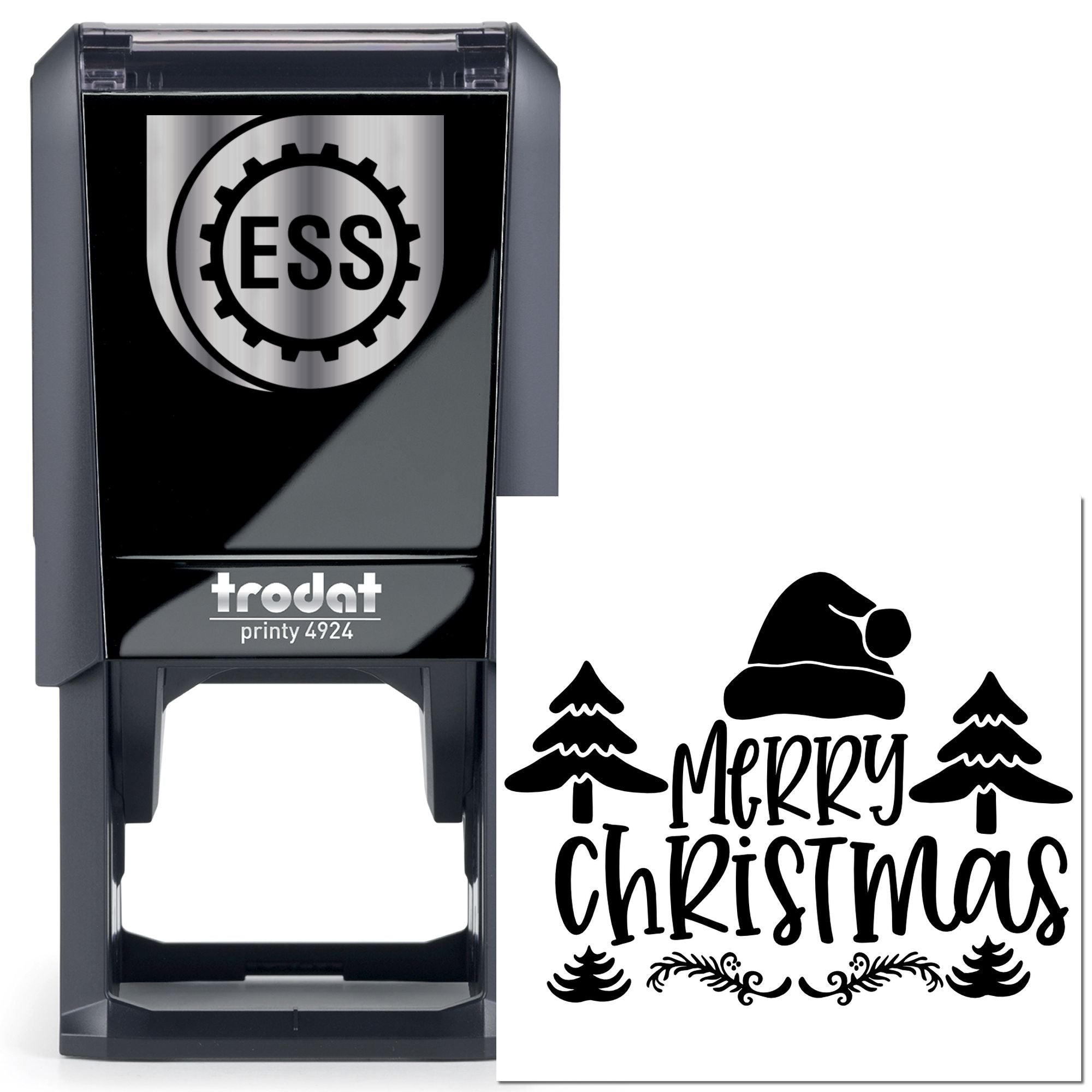 Self-Inking Merry Christmas Scrapbooking Stamp