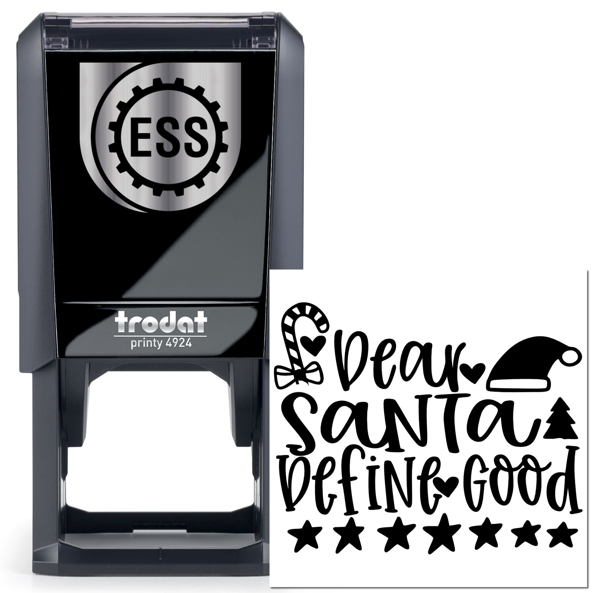 Self-Inking Christmas Cheer Card Stamp