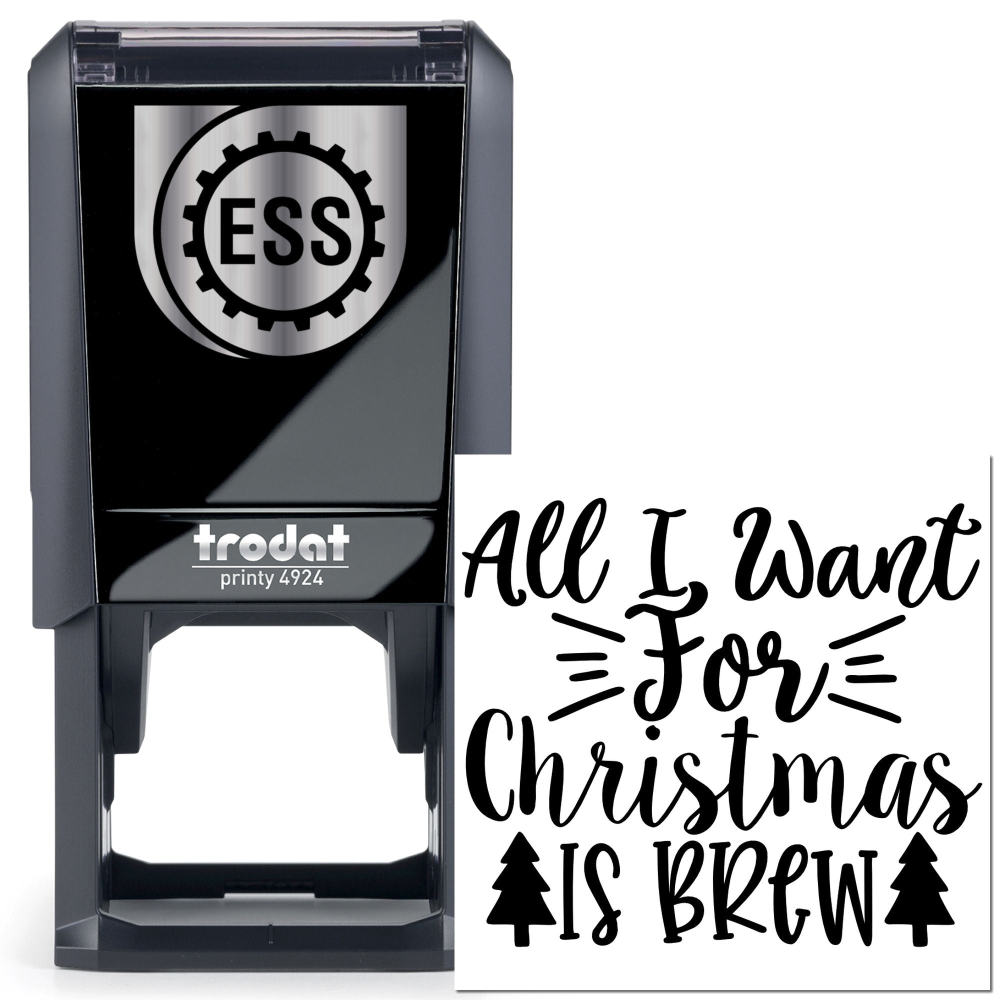 Self-Inking Christmas Brew Journaling Stamp