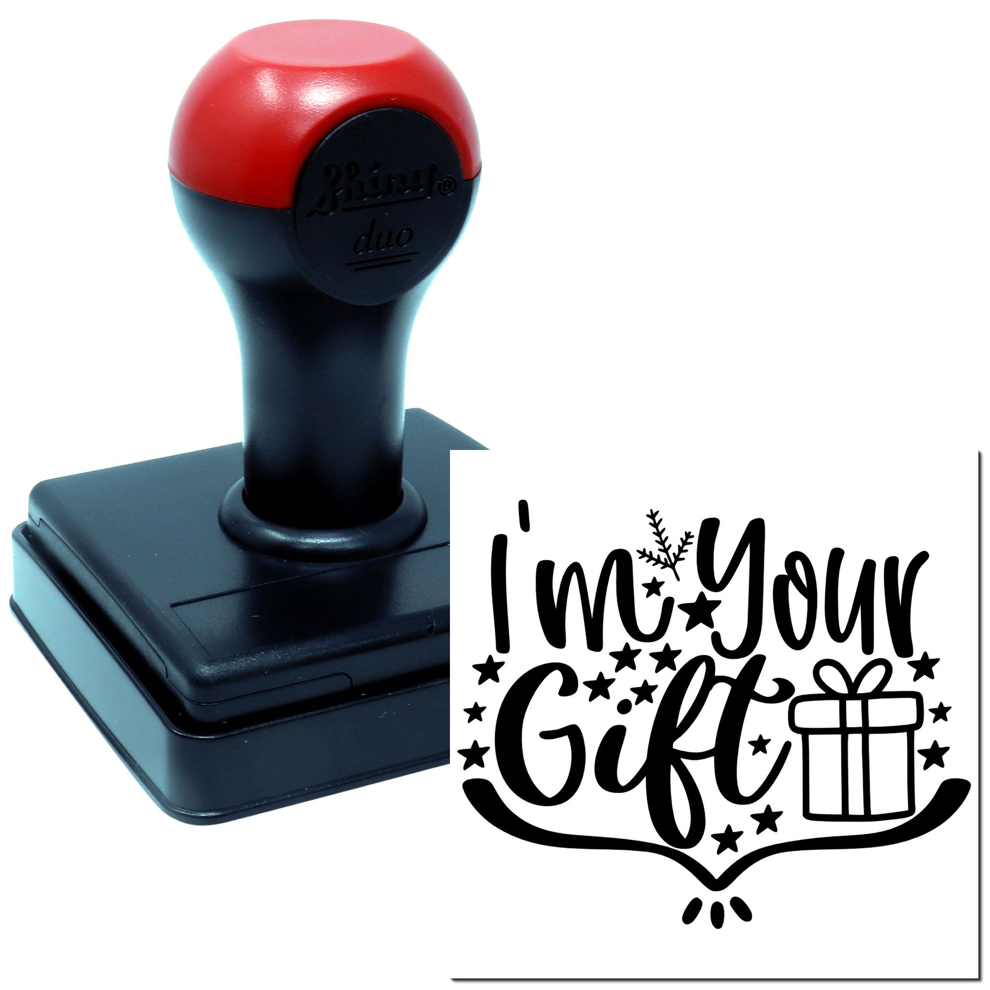 Duo I'm Your Gift Festive Present Hand Stamp