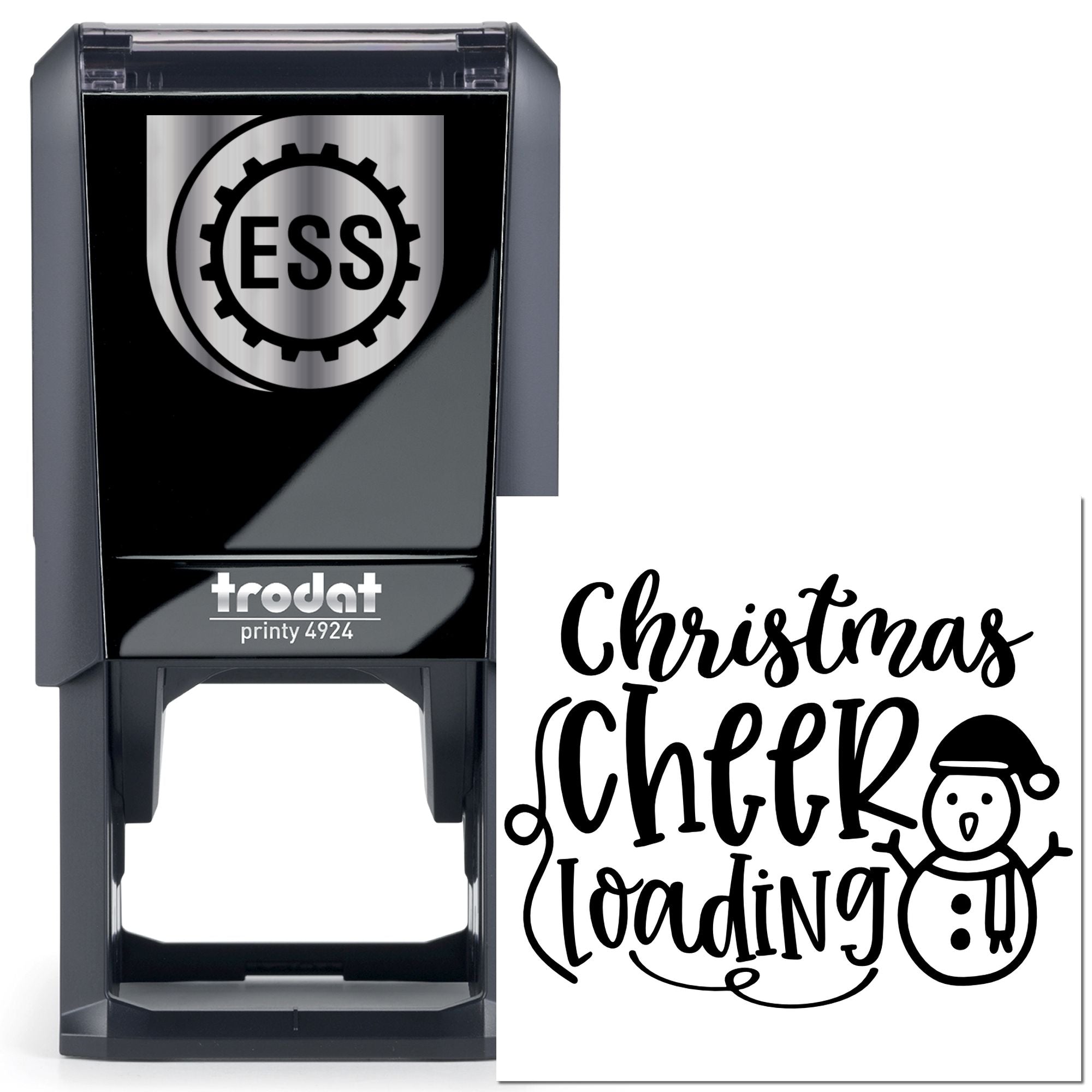 Self-Inking Christmas Loading Paper Craft Stamp