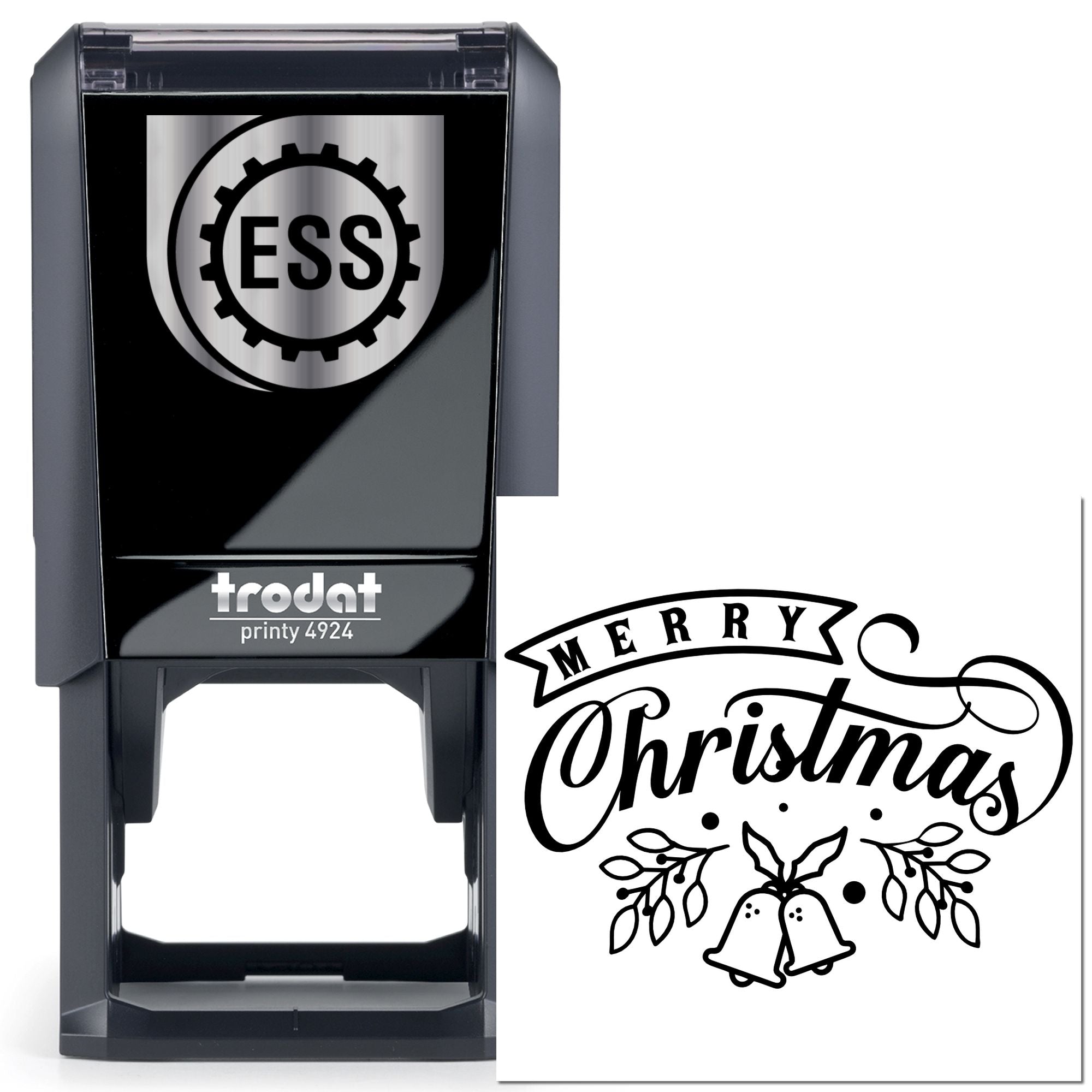 Self-Inking Merry Christmas Papercraft Stamp