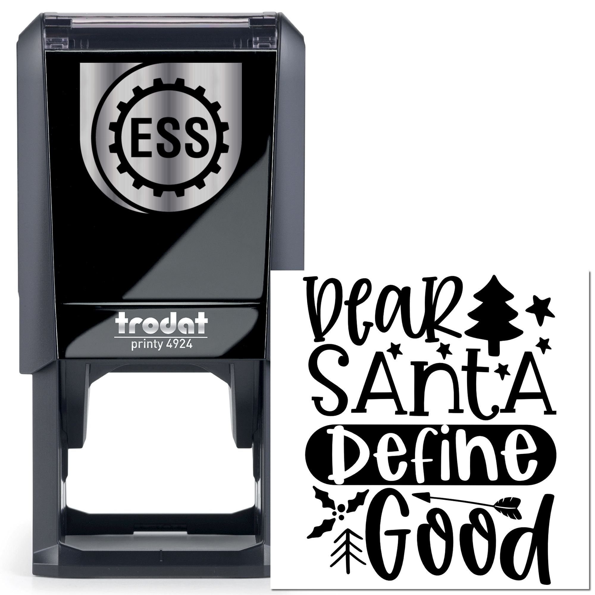 Self-Inking Dear Santa Papercraft Stamp