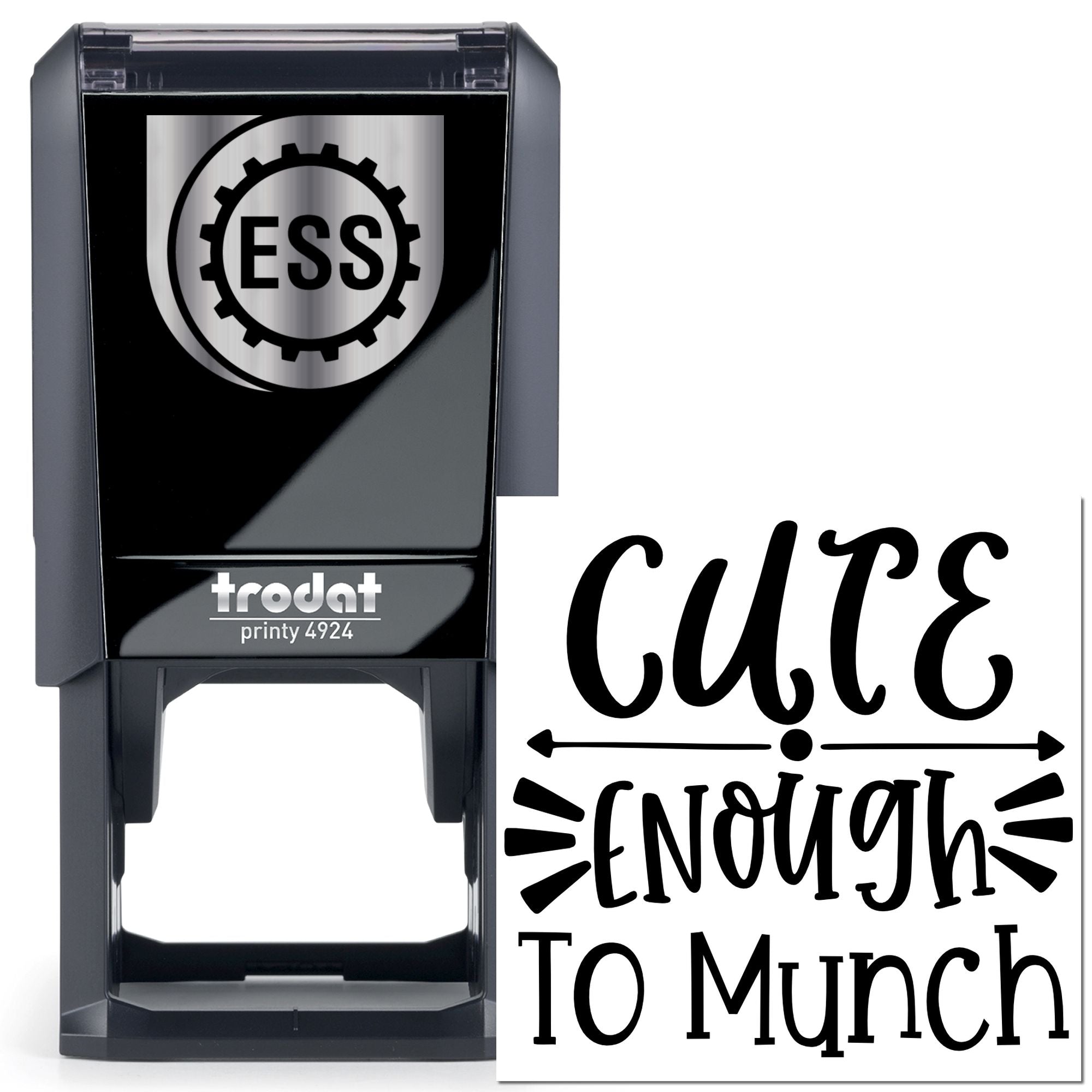 Self-Inking Cute Munch Paper Craft Stamp