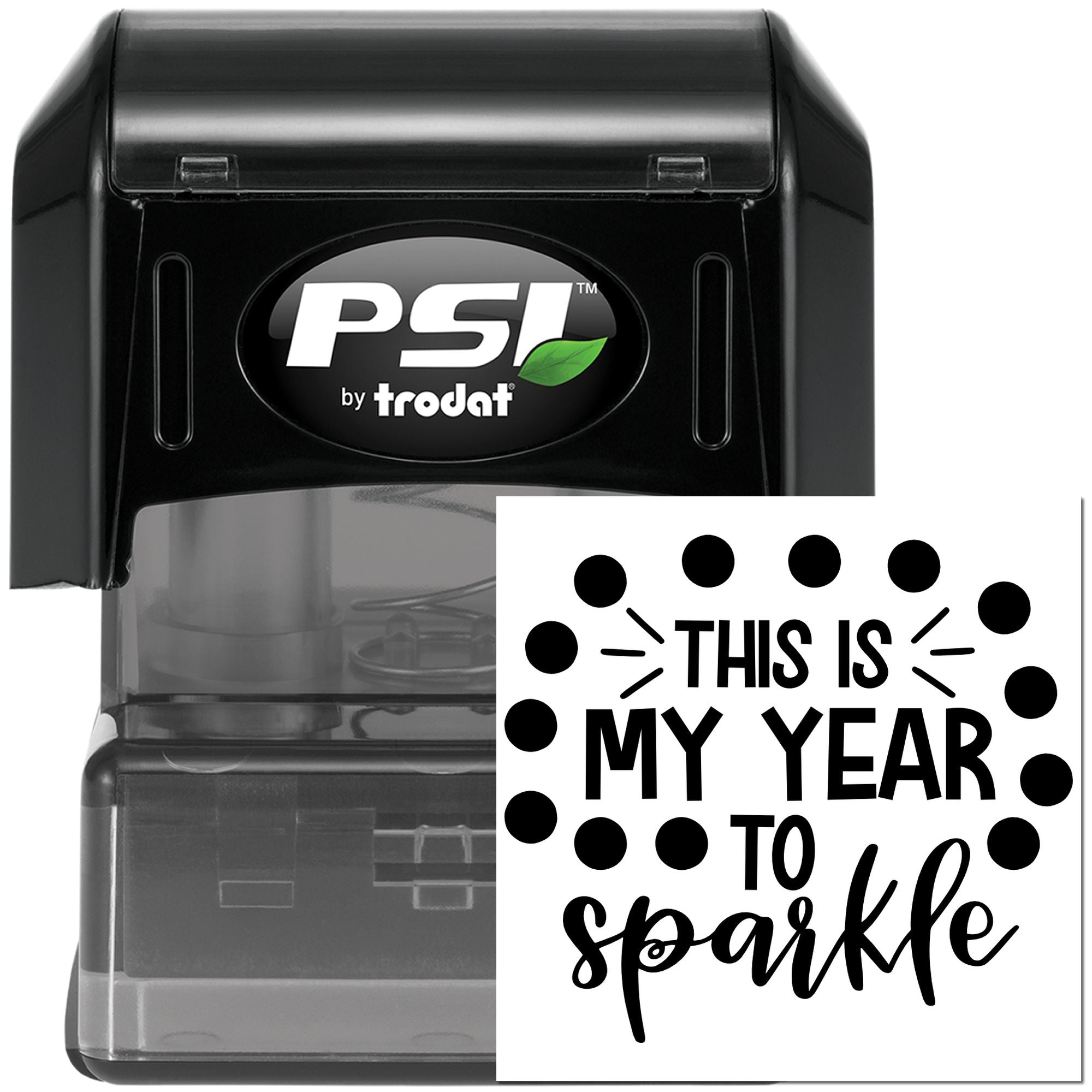 Pre-Inked Year To Sparkle Paper Craft Stamp