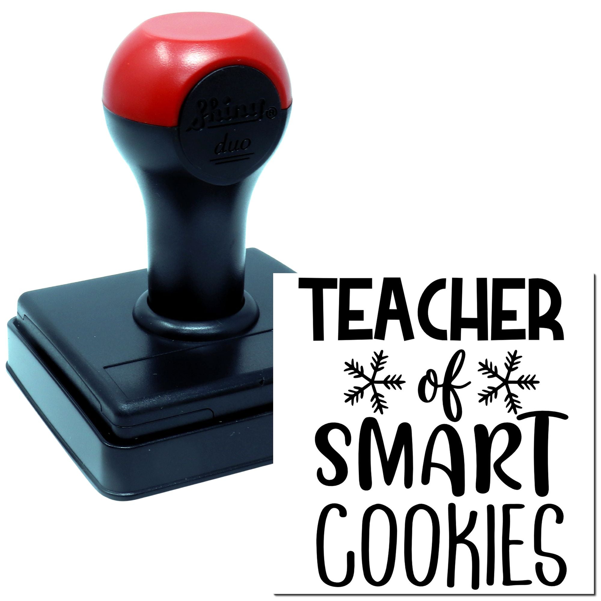 Duo Teacher Of Smart Cookies Sign Hand Stamp