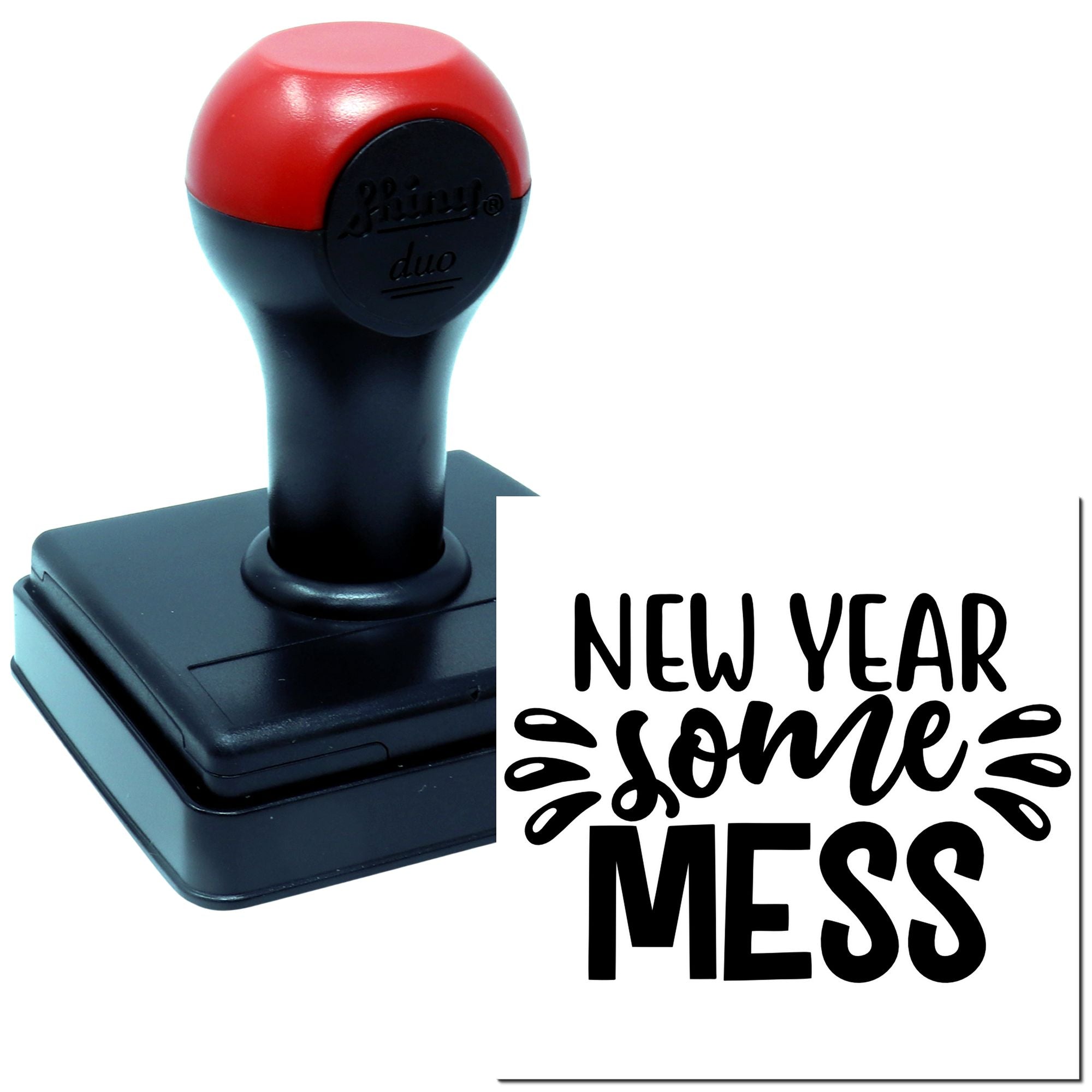 Duo New Year Fabulous Hot Mess Hand Stamp