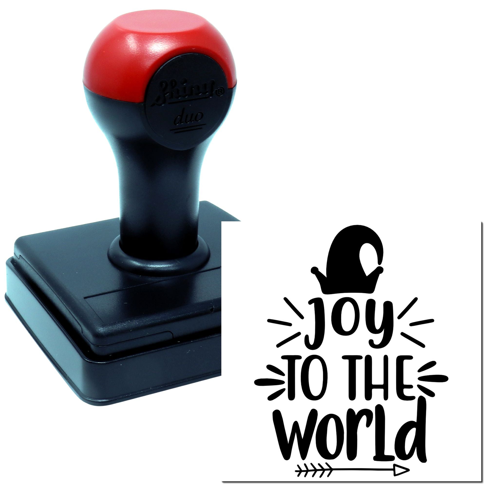 Duo Joyful Elf Hat Holiday Arrow Hand Stamp