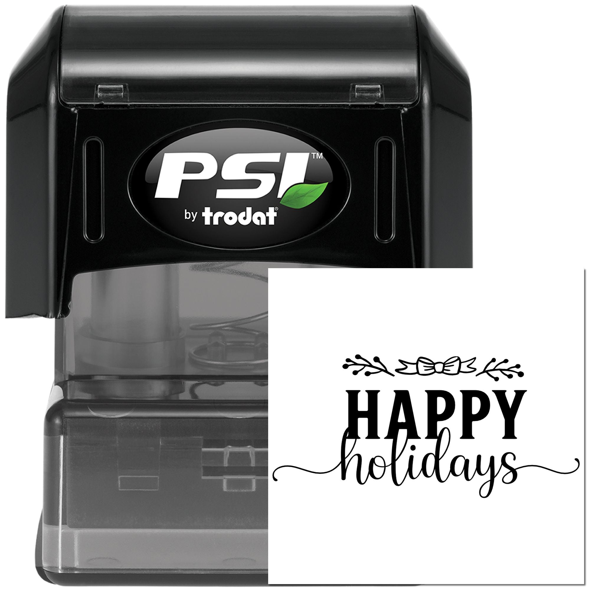 Pre-Inked Joyful Holiday Greeting Craft Stamp