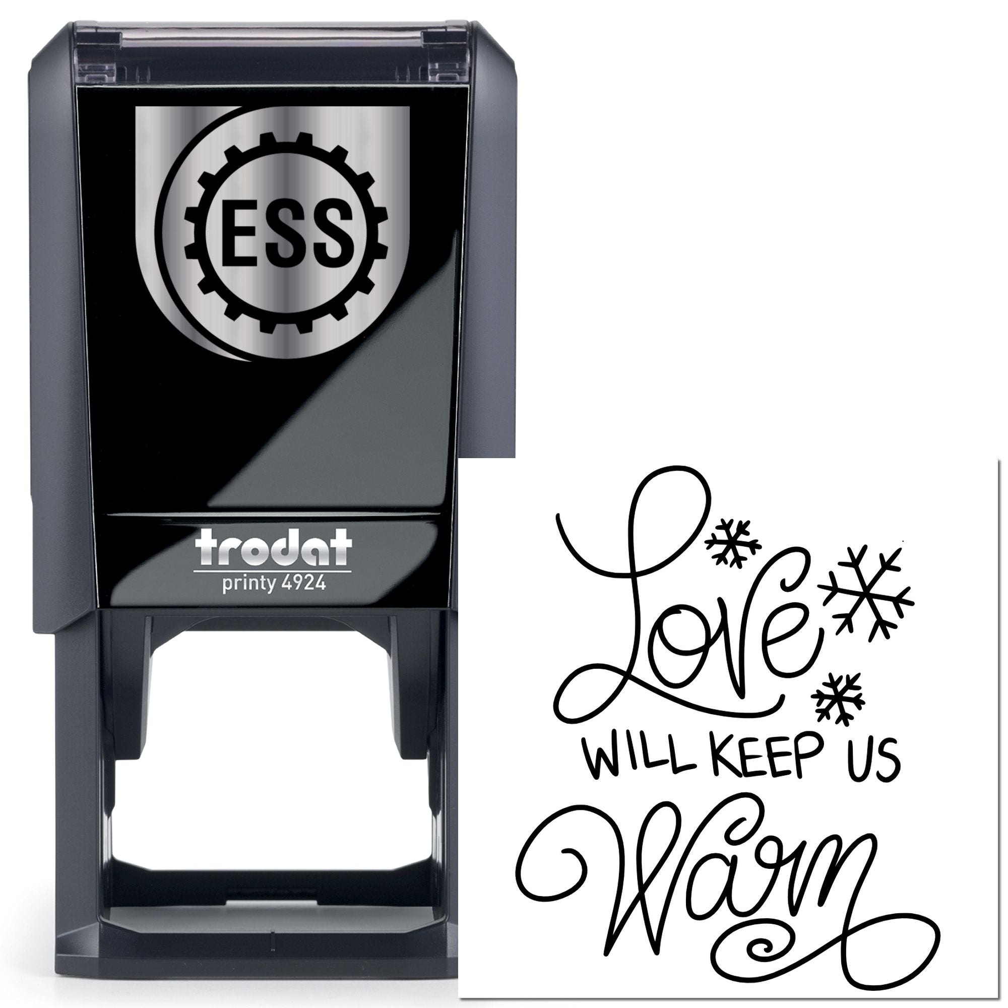 Self-Inking Winter Love Papercraft Stamp