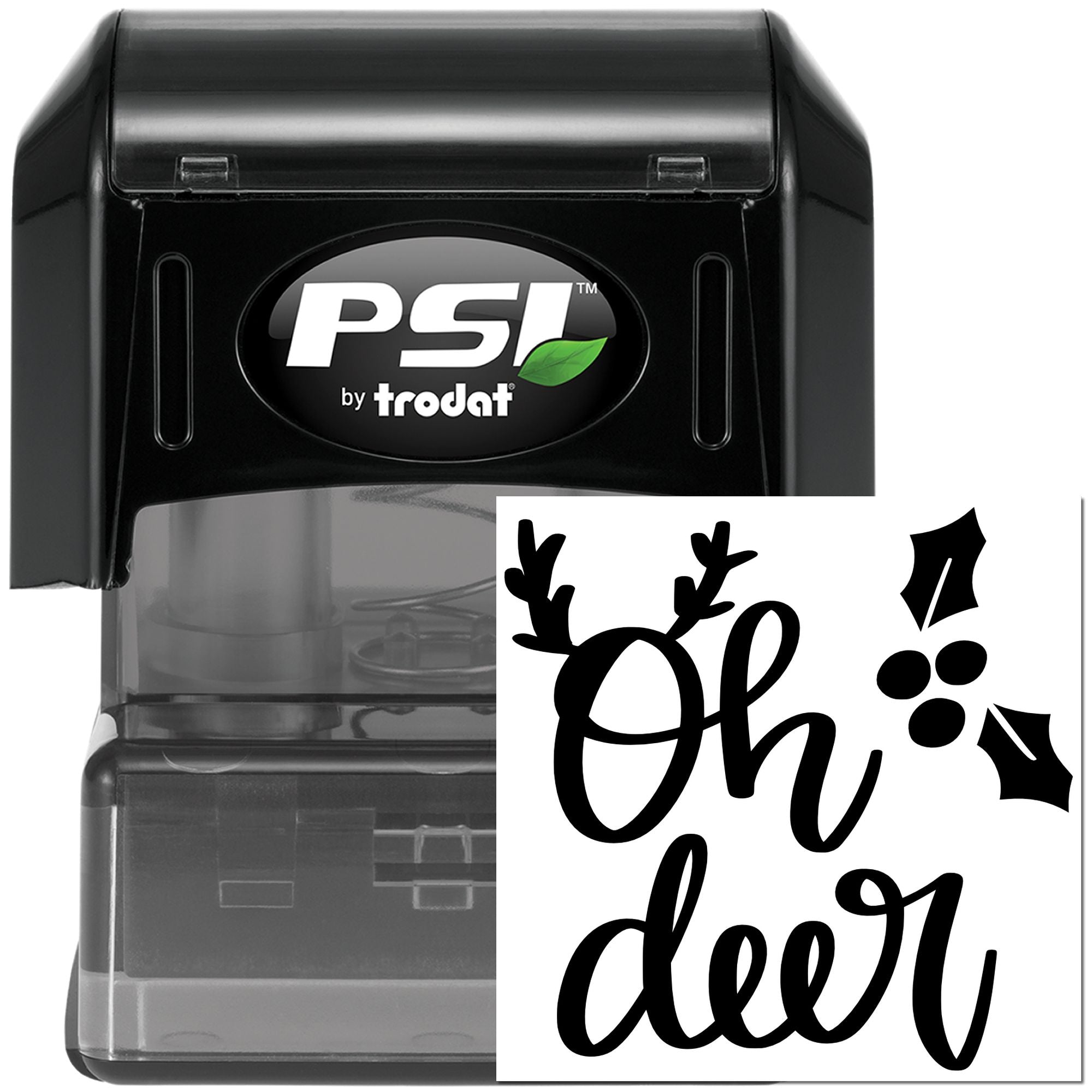 Pre-Inked Oh Deer Design Paper Craft Stamp