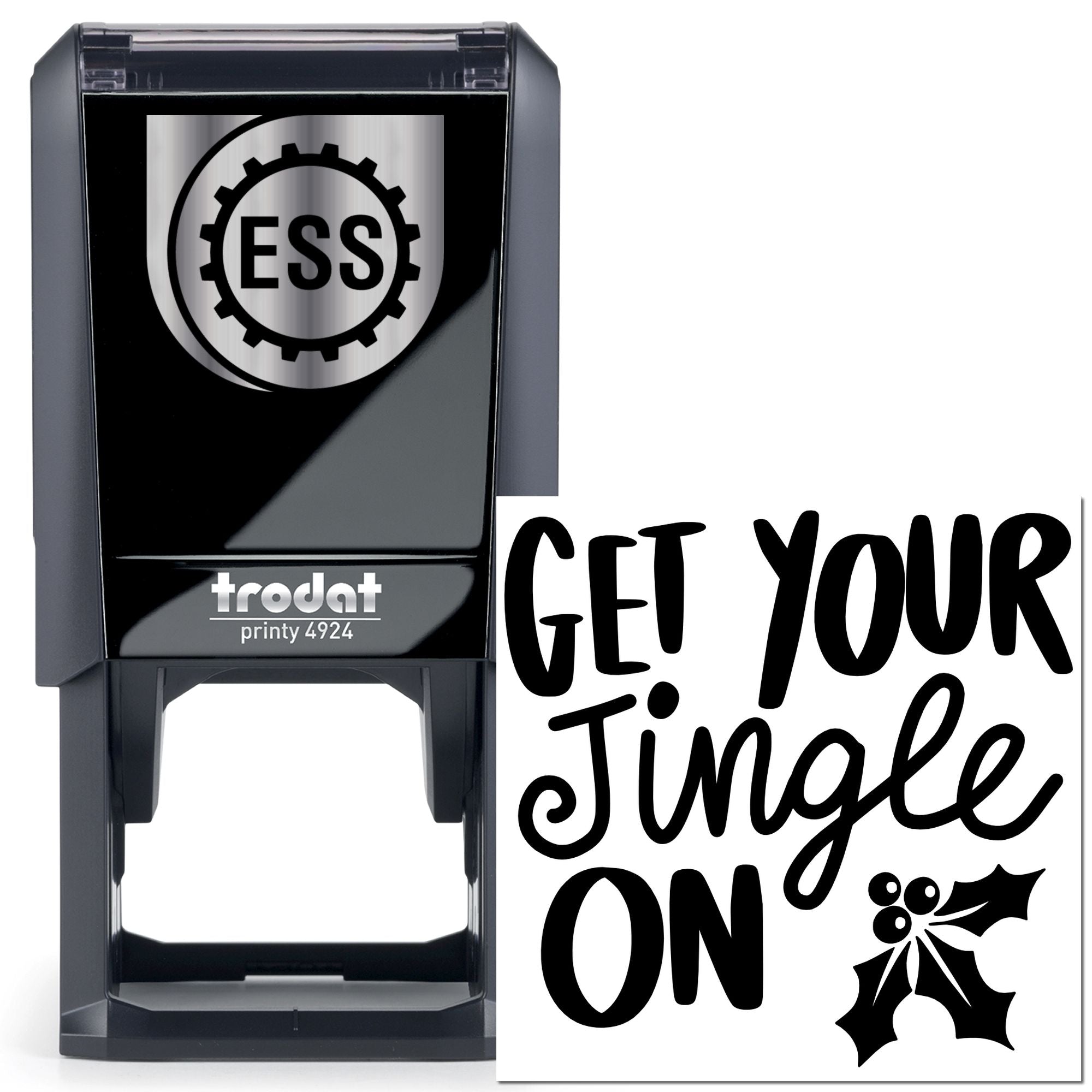 Self-Inking Jingle On Tag Stamp