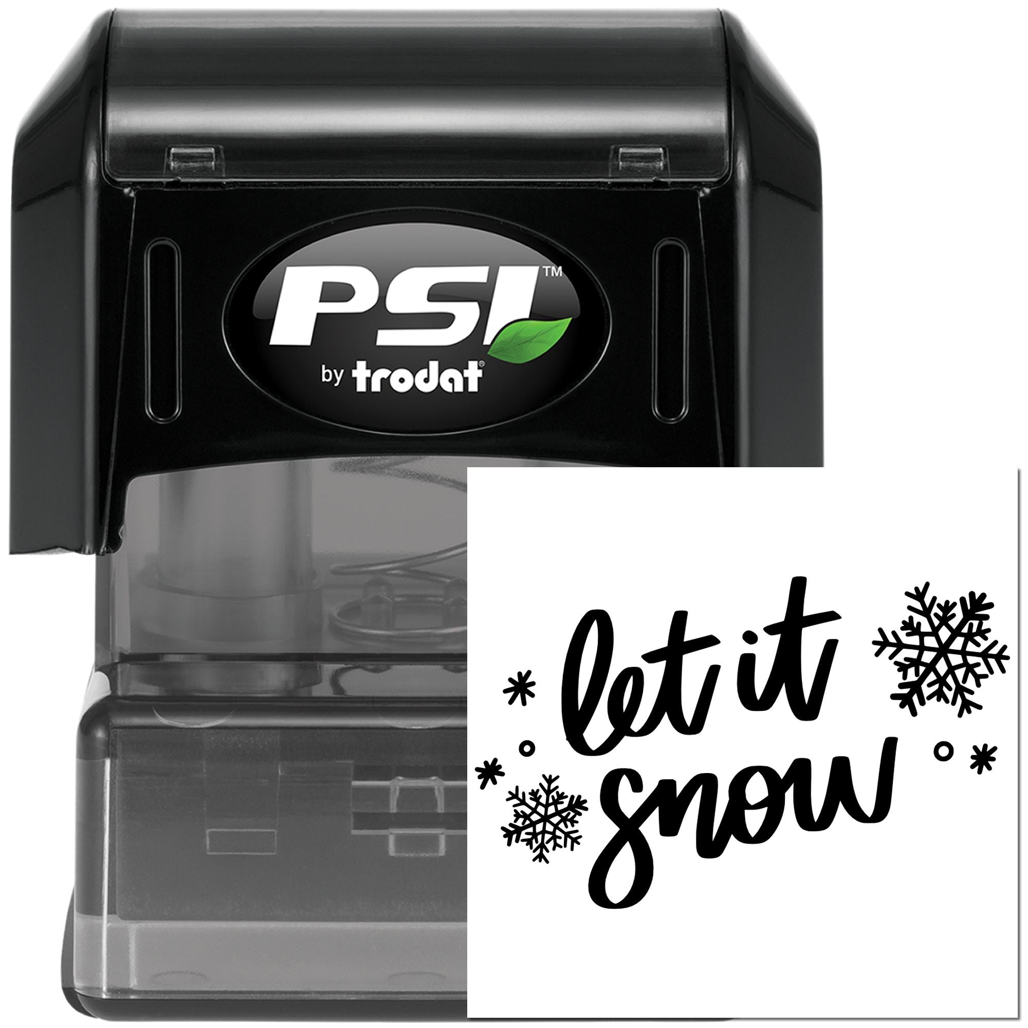 Pre-Inked Let It Snow Card Making Stamp