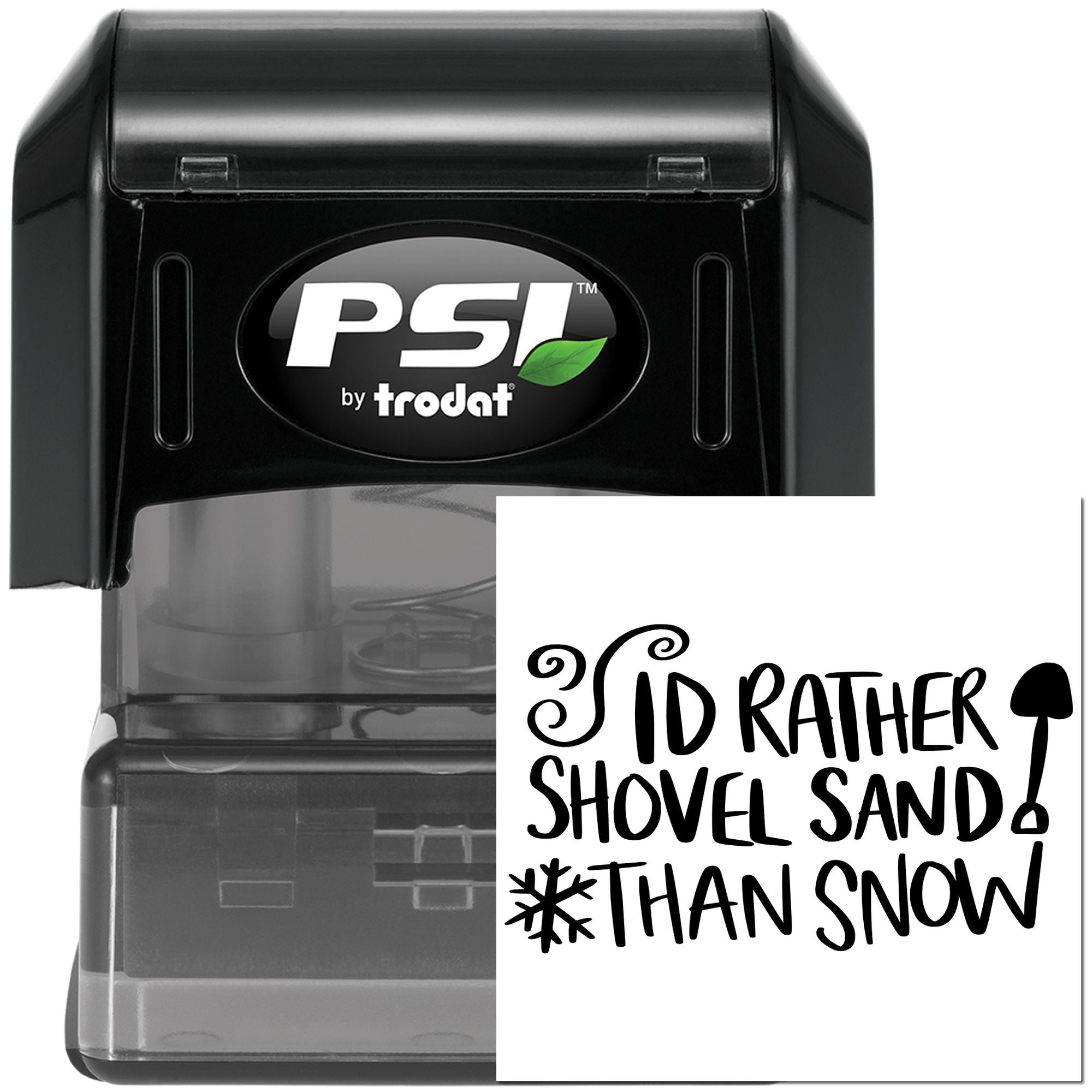 Pre-Inked Sand Over Snow Paper Craft Stamp