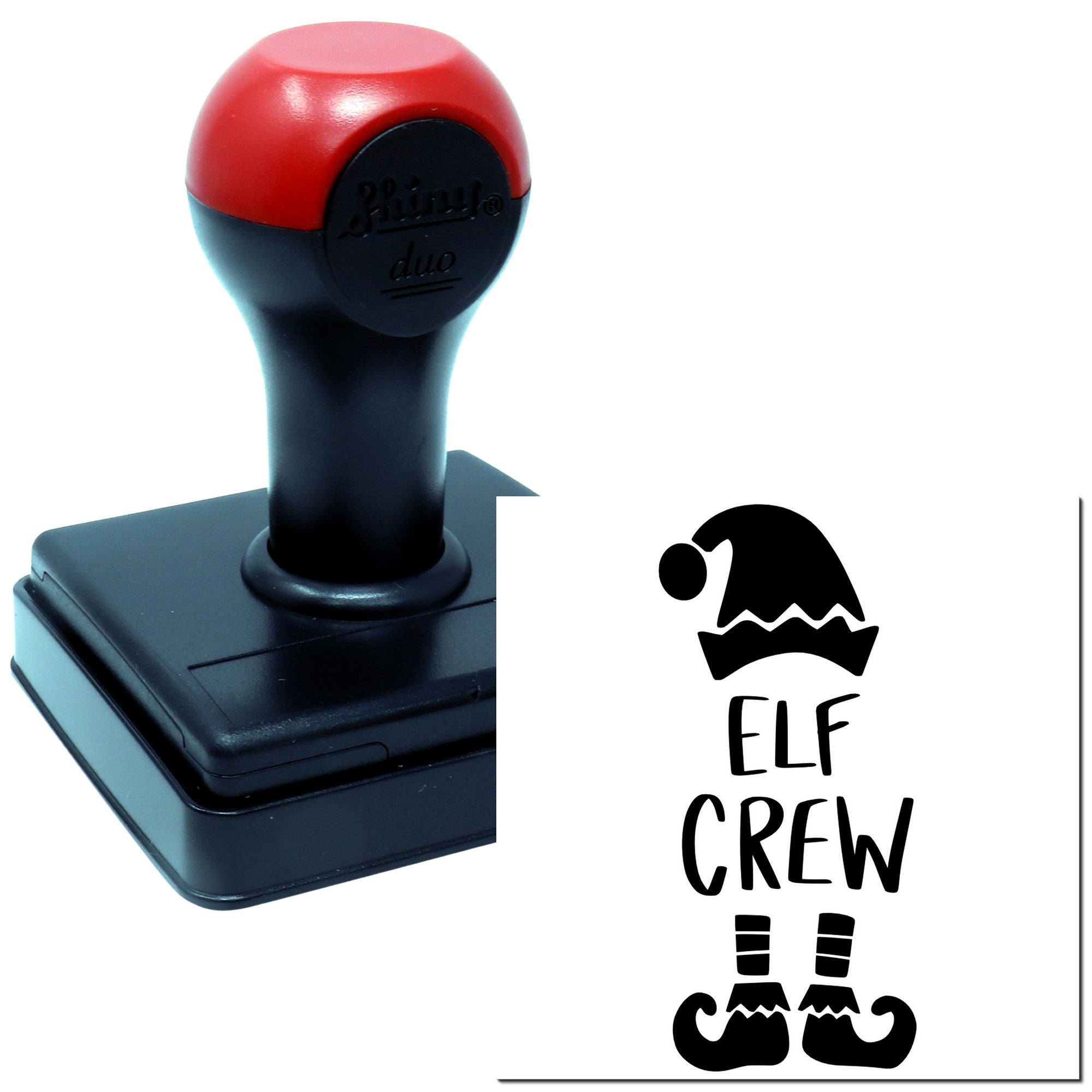 Duo Playful Elf Crew Hat Shoes Hand Stamp