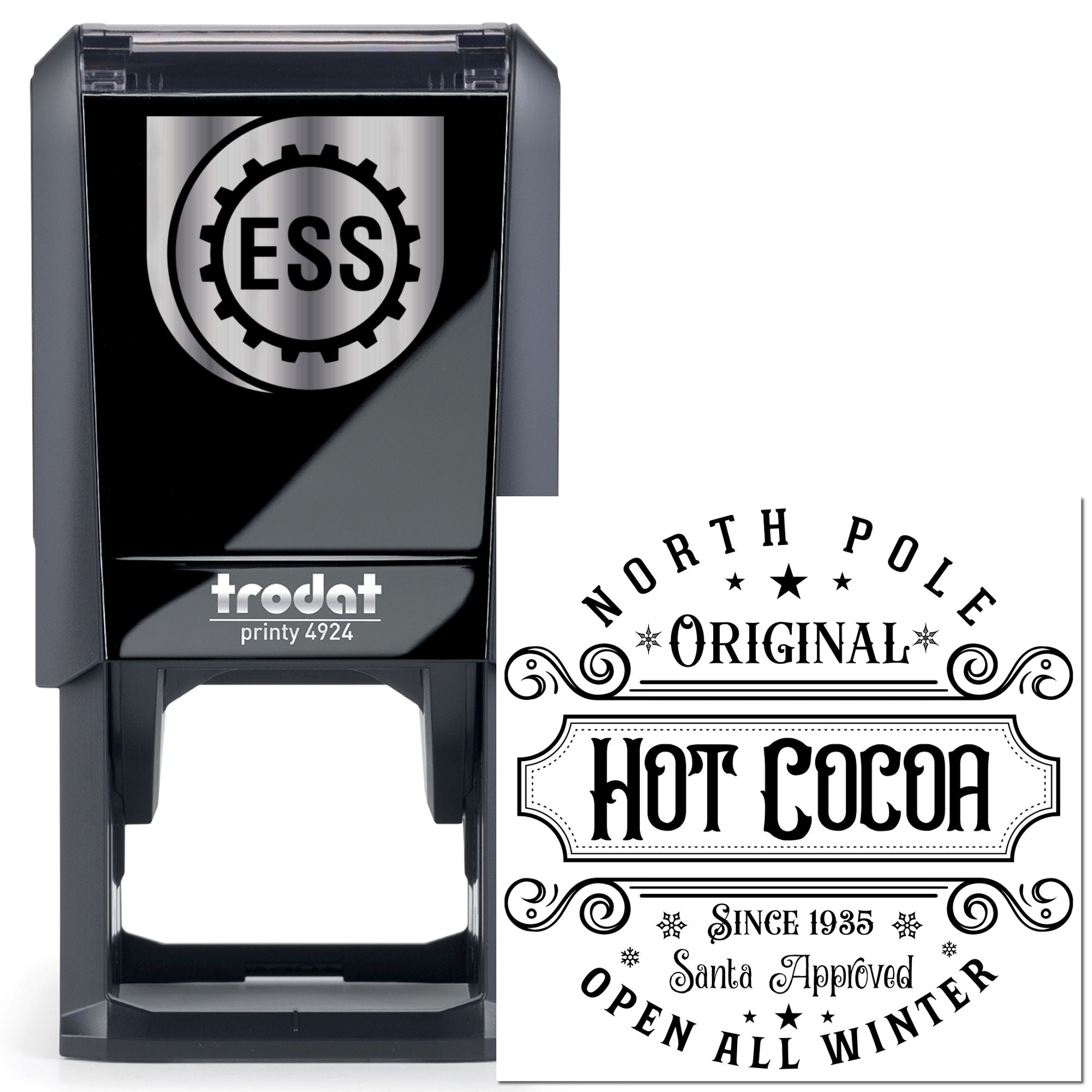 Self-Inking Hot Cocoa Card Making Stamp