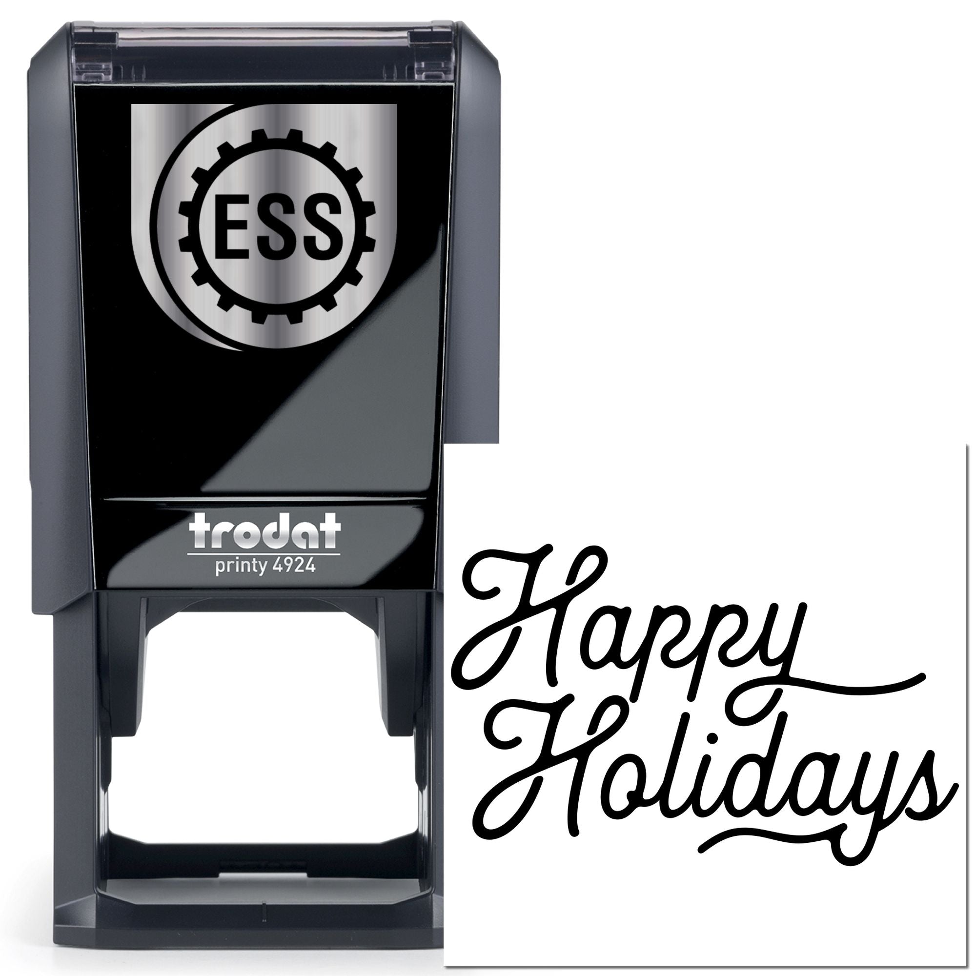 Self-Inking Happy Holidays Crafting Stamp