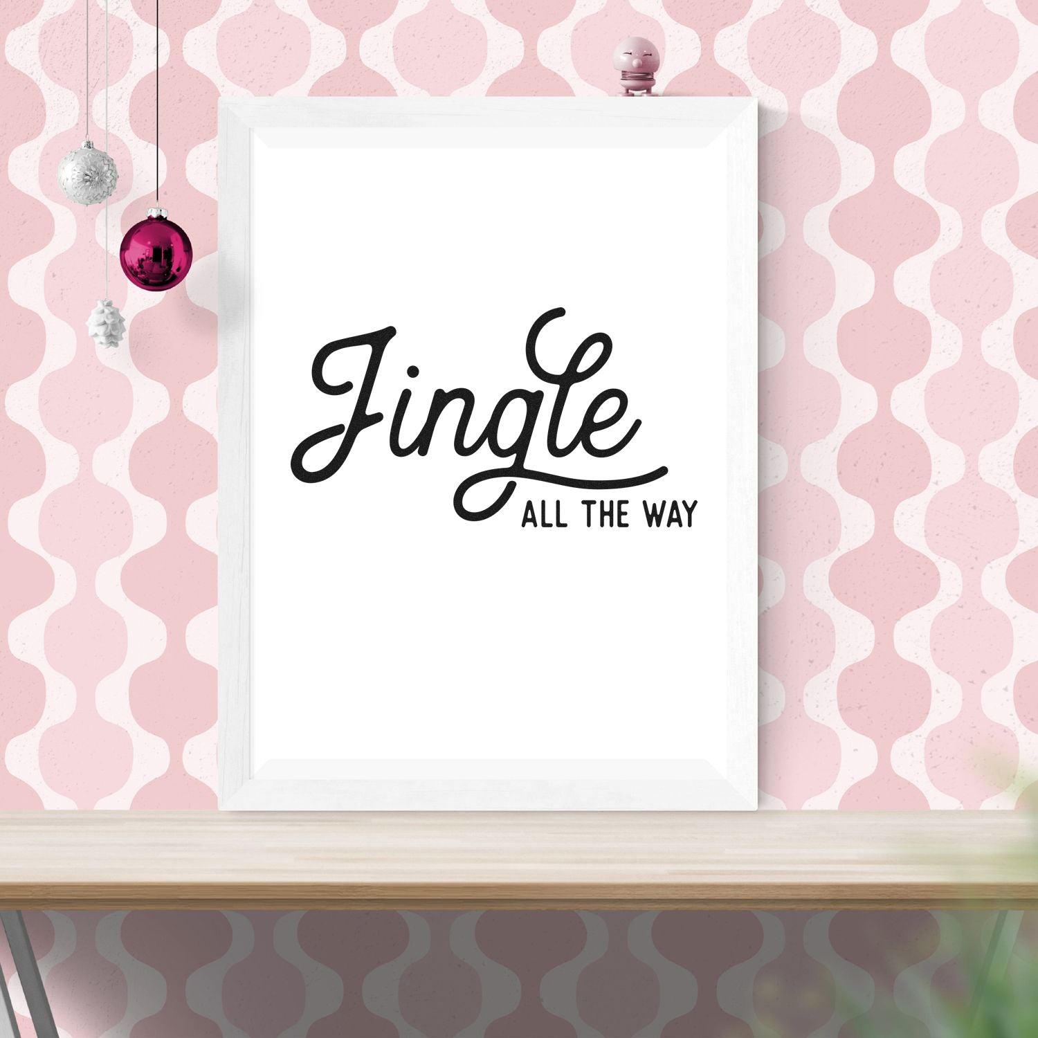 Pre-Inked Single All The Way Crafting Stamp