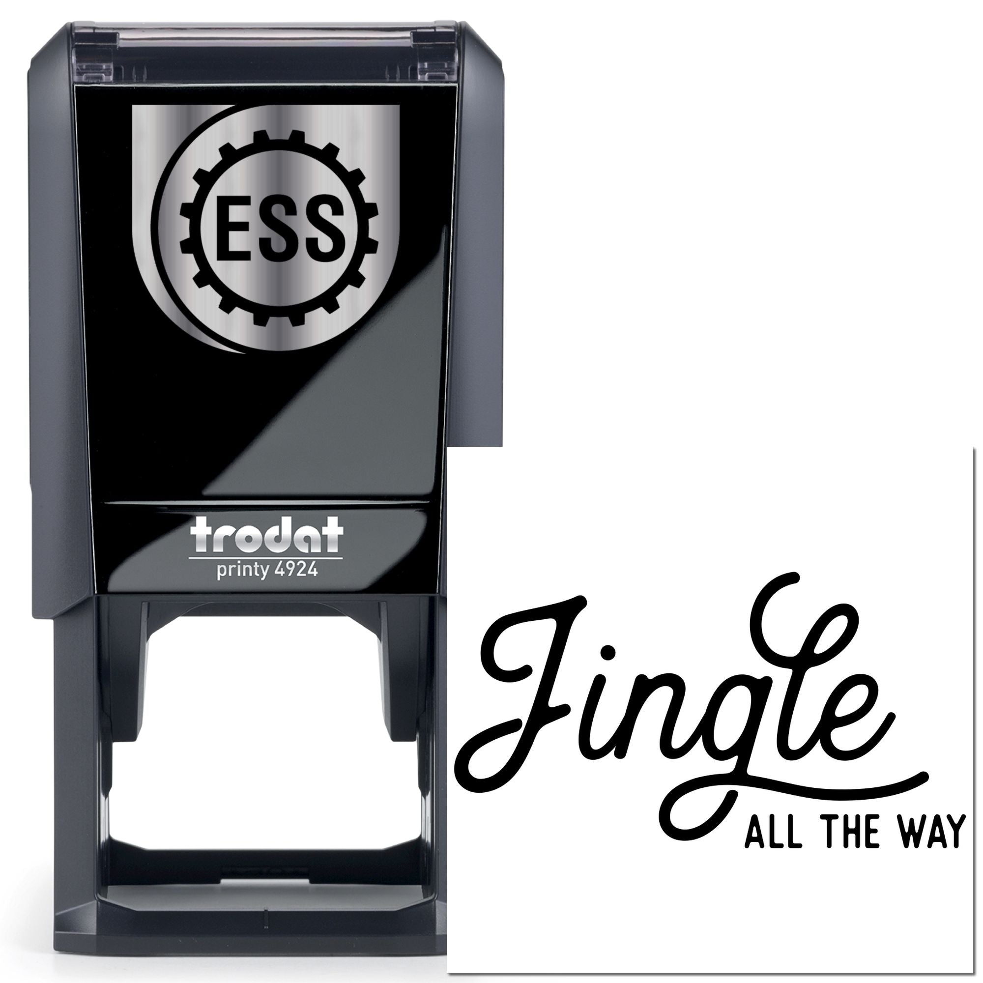 Self-Inking Elegant Script Card Making Stamp