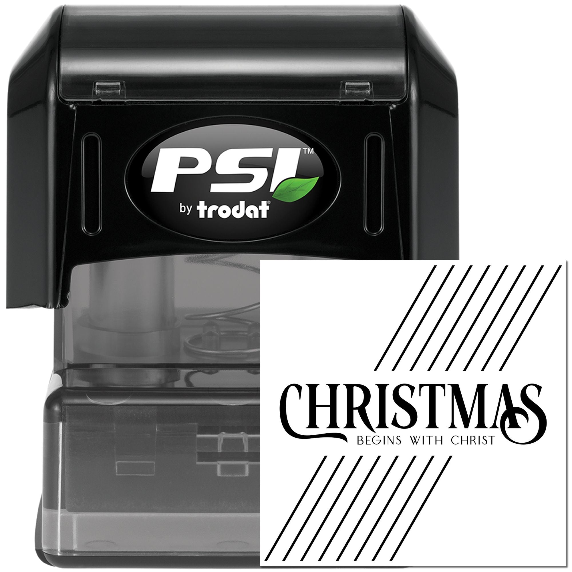 Pre-Inked Christian Holiday Emblem Journaling Stamp