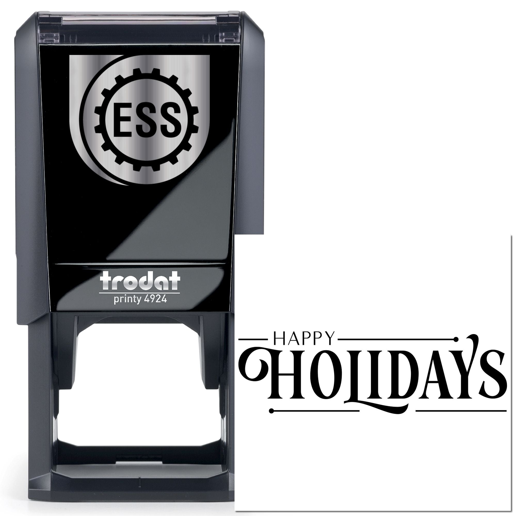 Self-Inking Happy Holidays Party Favor Stamp