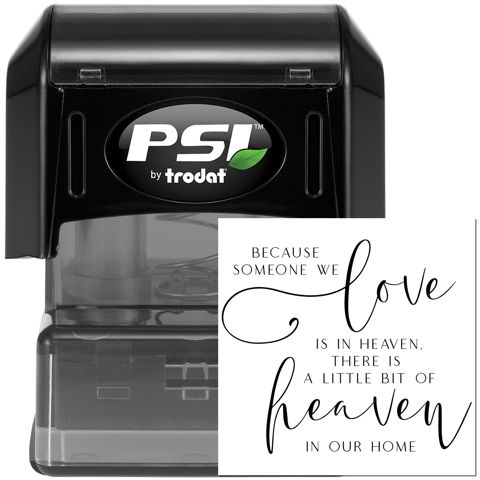 Pre-Inked Heavenly Home Love Handcraft Stamp