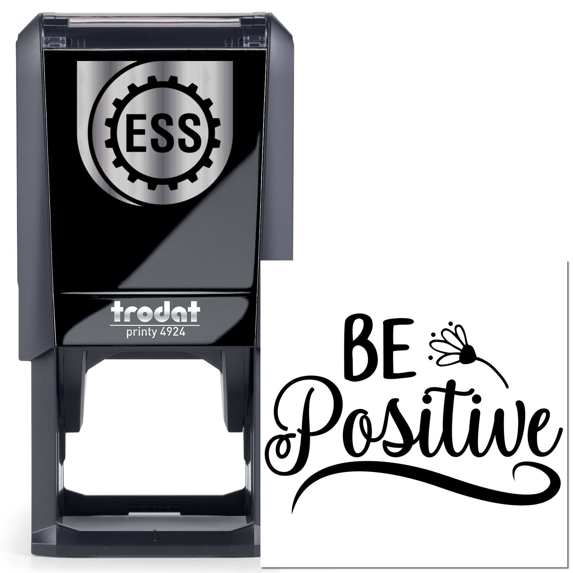 Self-Inking Be Positive Paper Craft Stamp