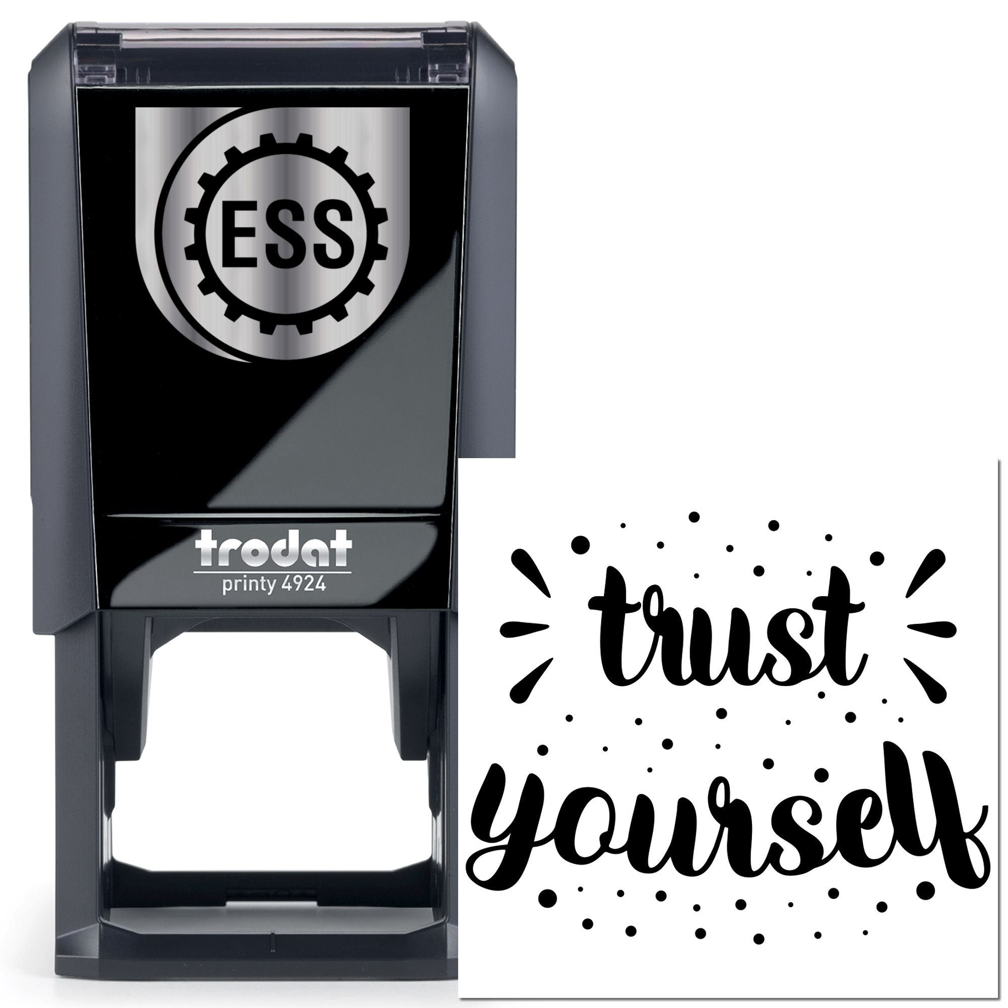 Self-Inking Trust Yourself Papercraft Stamp