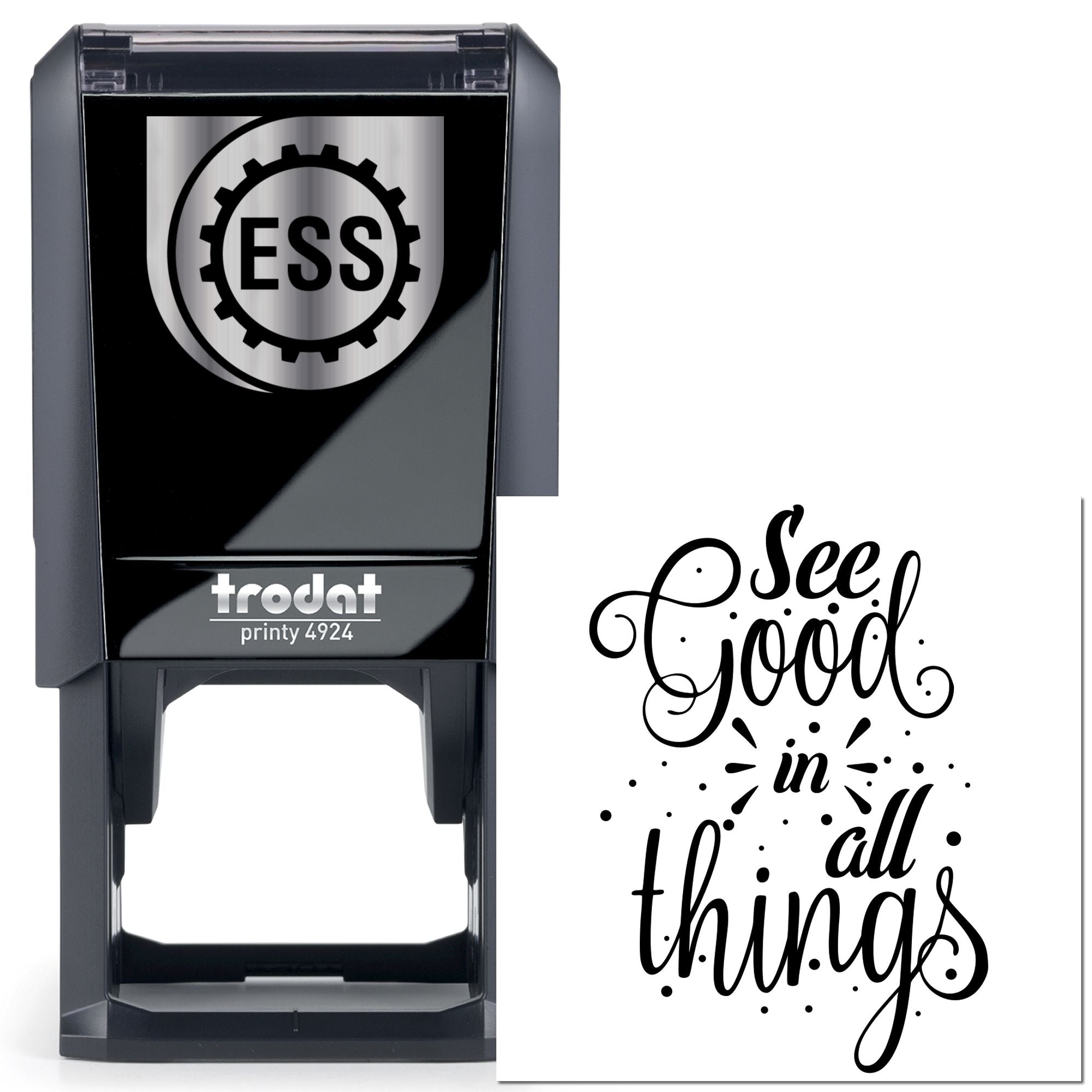 Self-Inking Motivational Quote Paper Craft Stamp