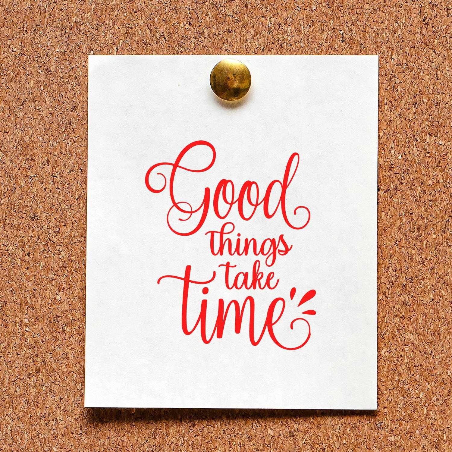 Self-Inking Patience Quote Journaling Stamp