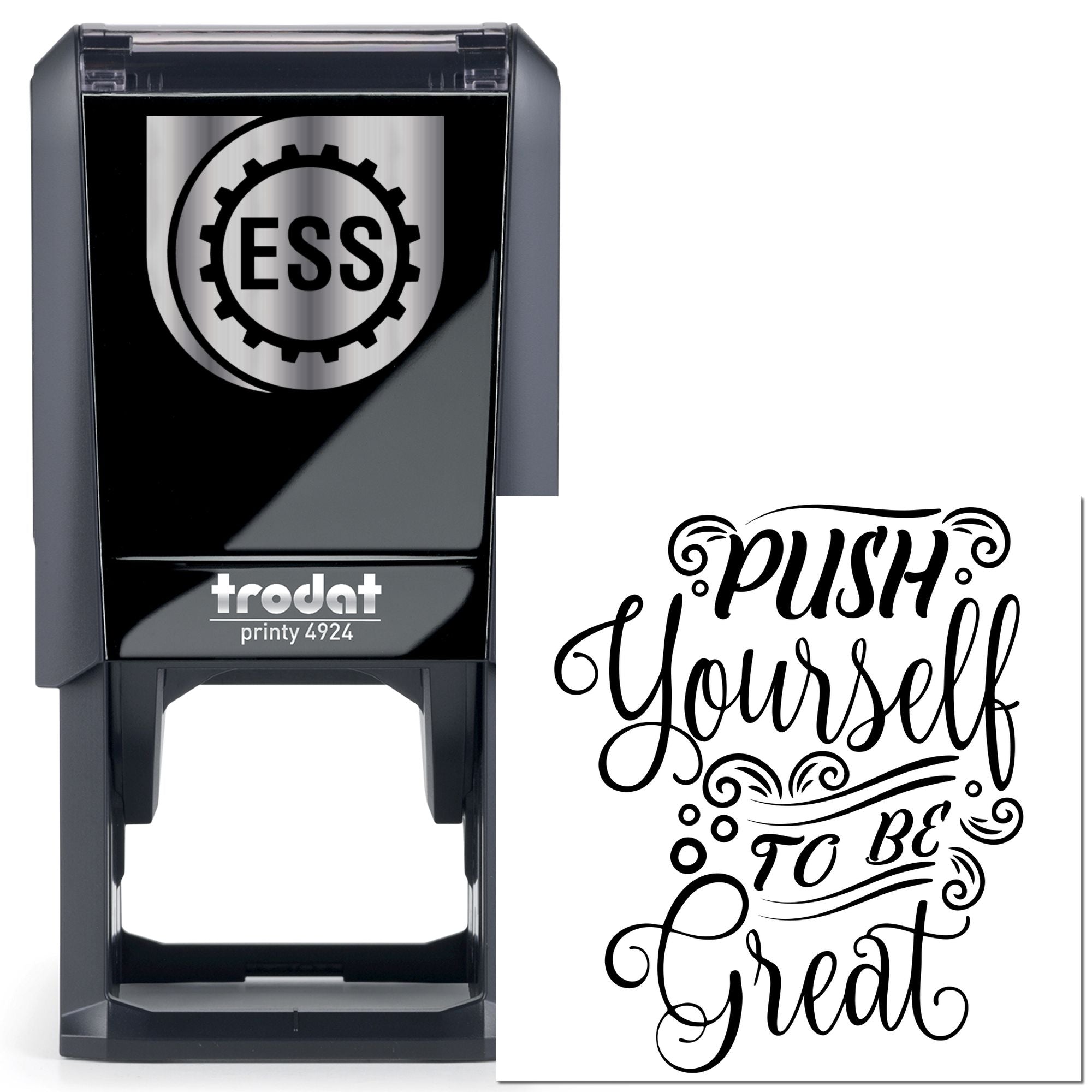 Self-Inking Motivational Quote Postcard Stamp