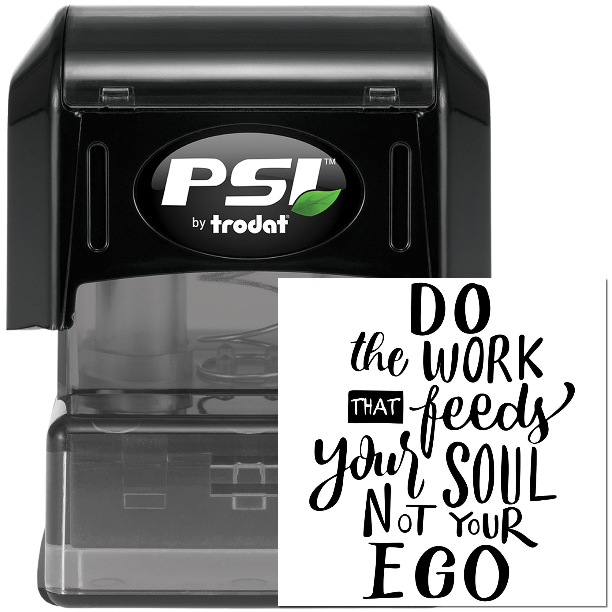 Pre-Inked Feed Your Soul Tag Stamp