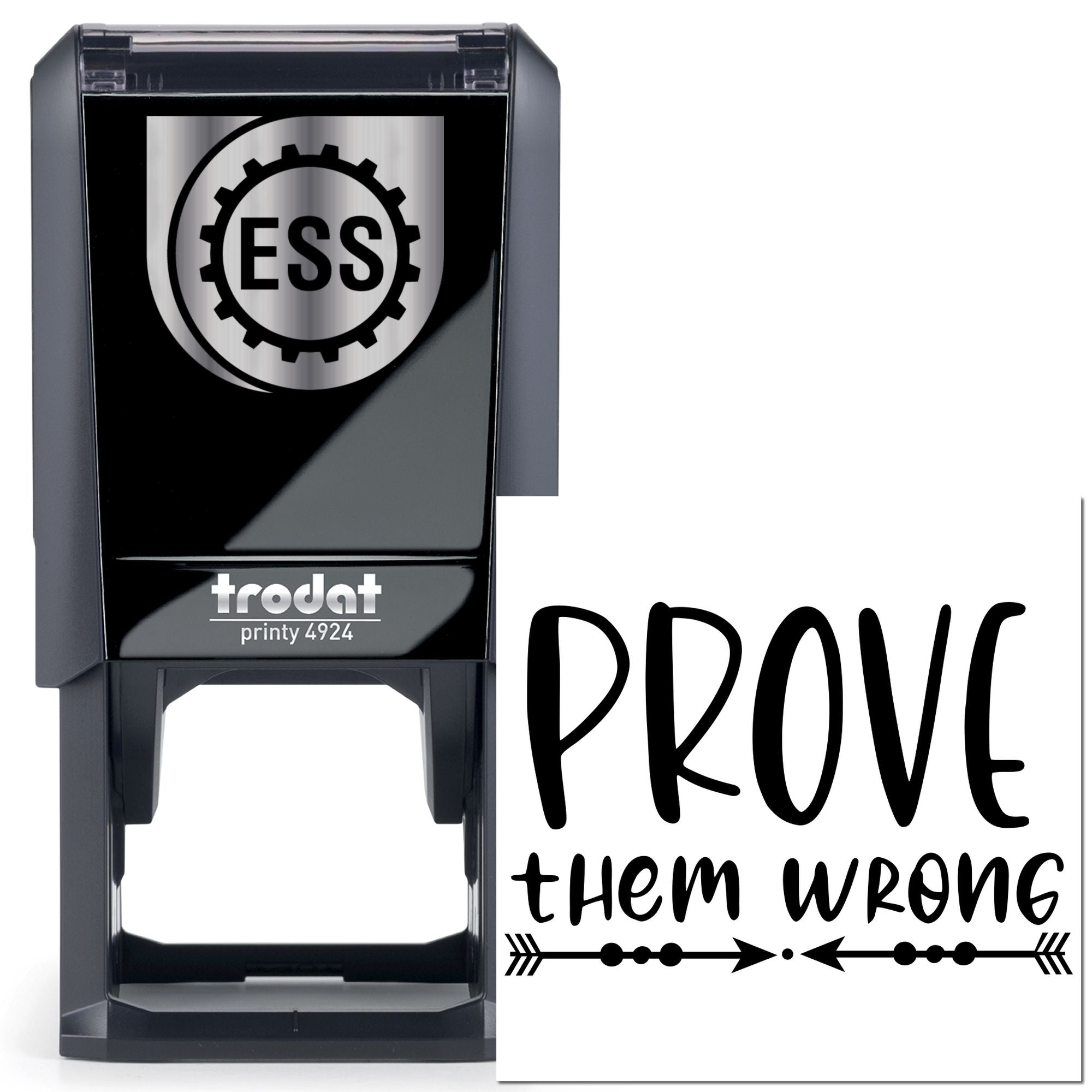 Self-Inking Motivational Quote Party Favor Stamp