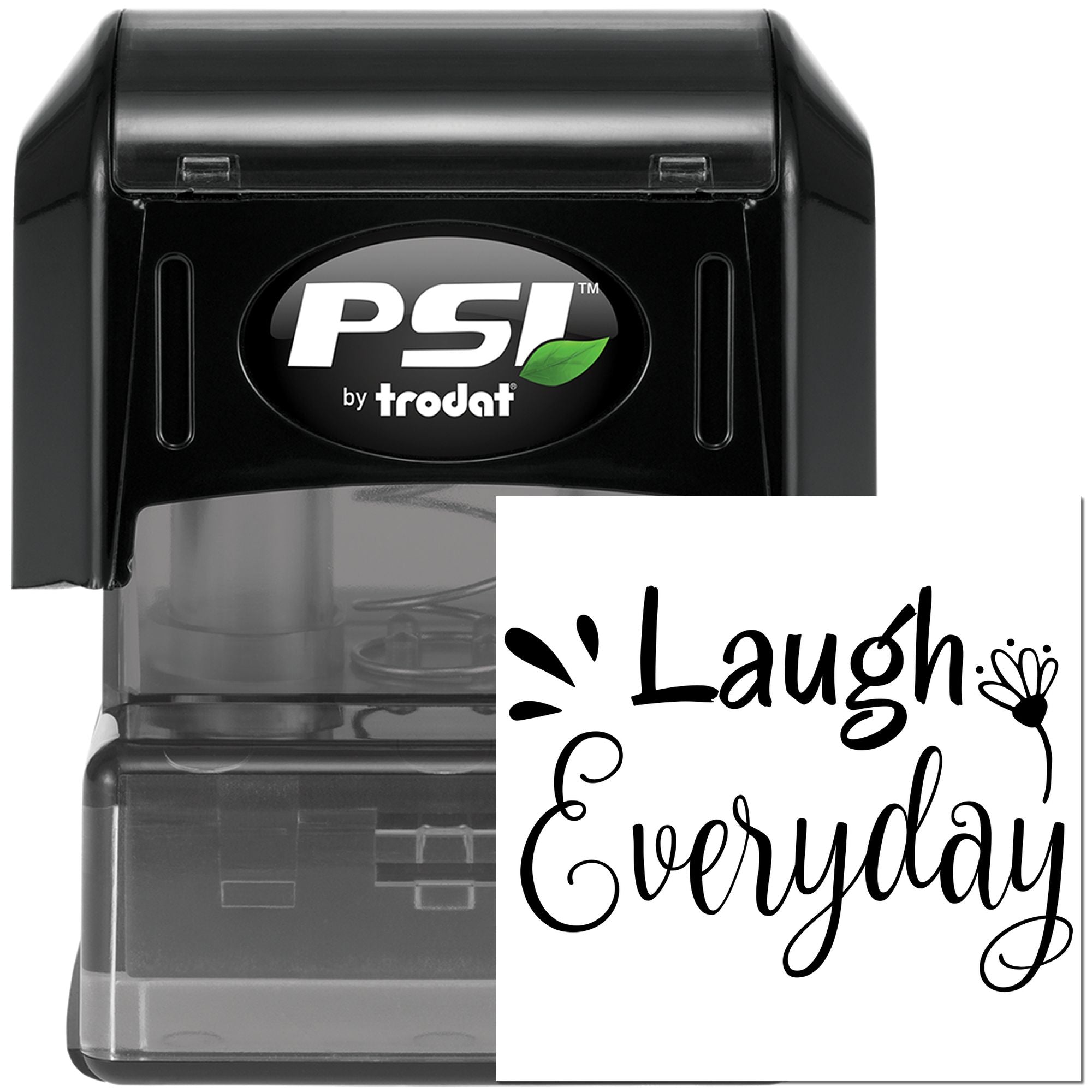 Pre-Inked Laugh Every Day Party Favor Stamp