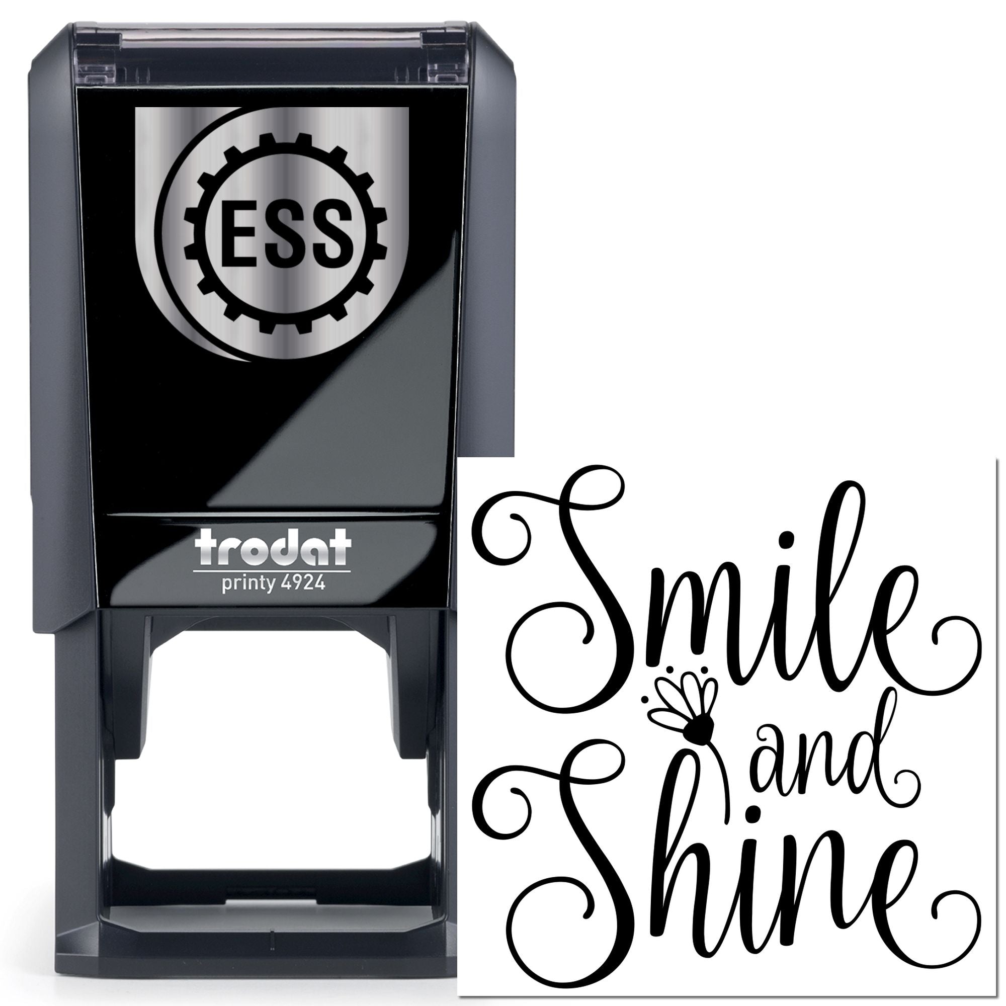 Self-Inking Smile Shine Scrapbooking Stamp