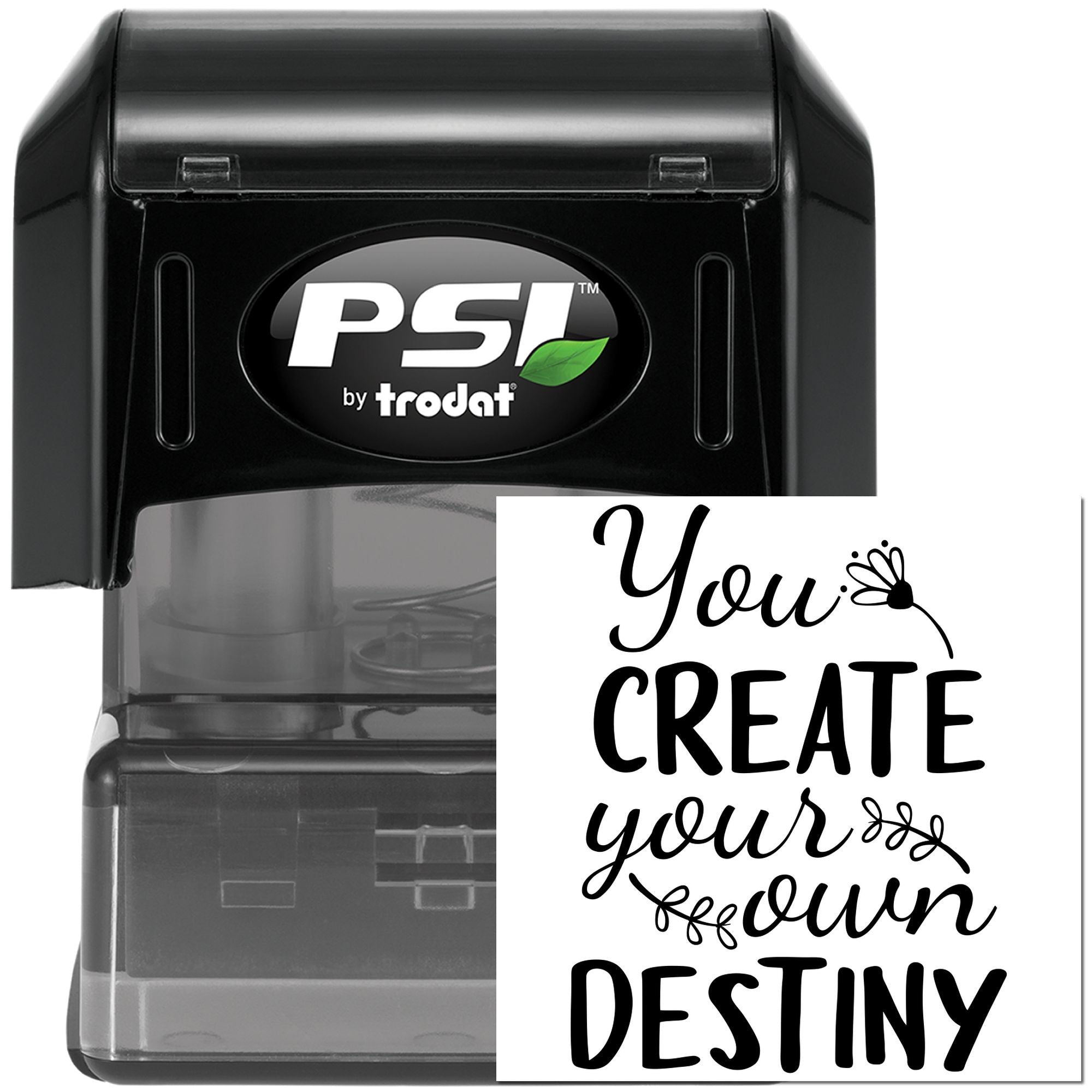 Pre-Inked Create Your Destiny Scrapbook Stamp