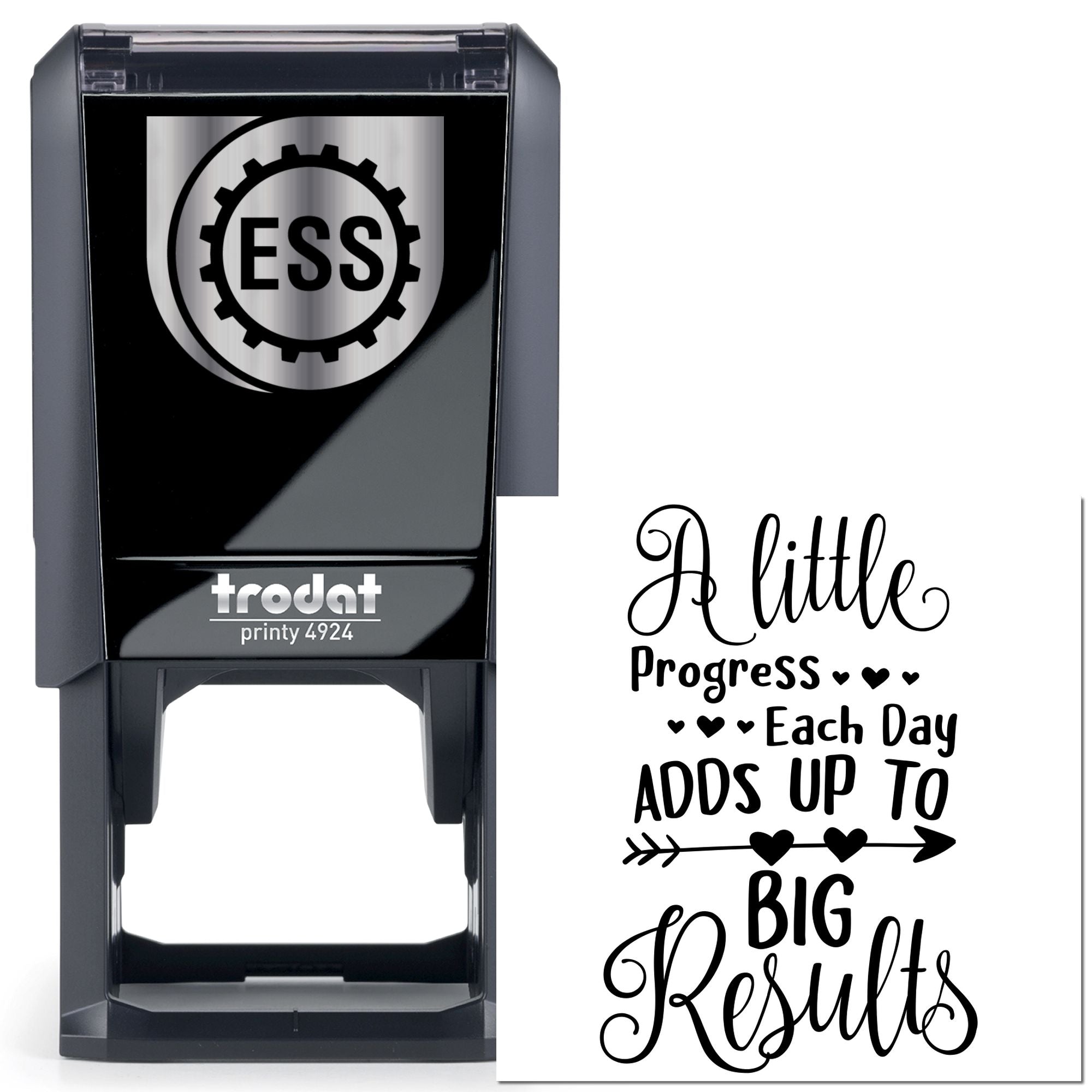 Self-Inking Motivational Quote Card Stamp