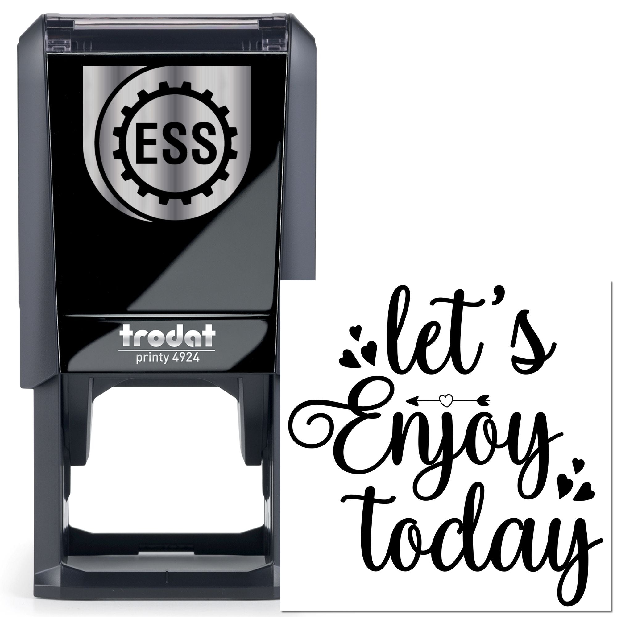 Self-Inking Motivational Quote Greeting Card Stamp