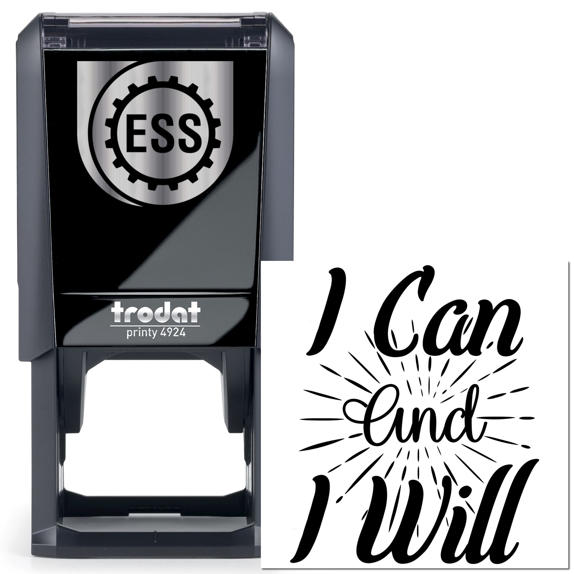 Self-Inking Can Do Note Card Stamp