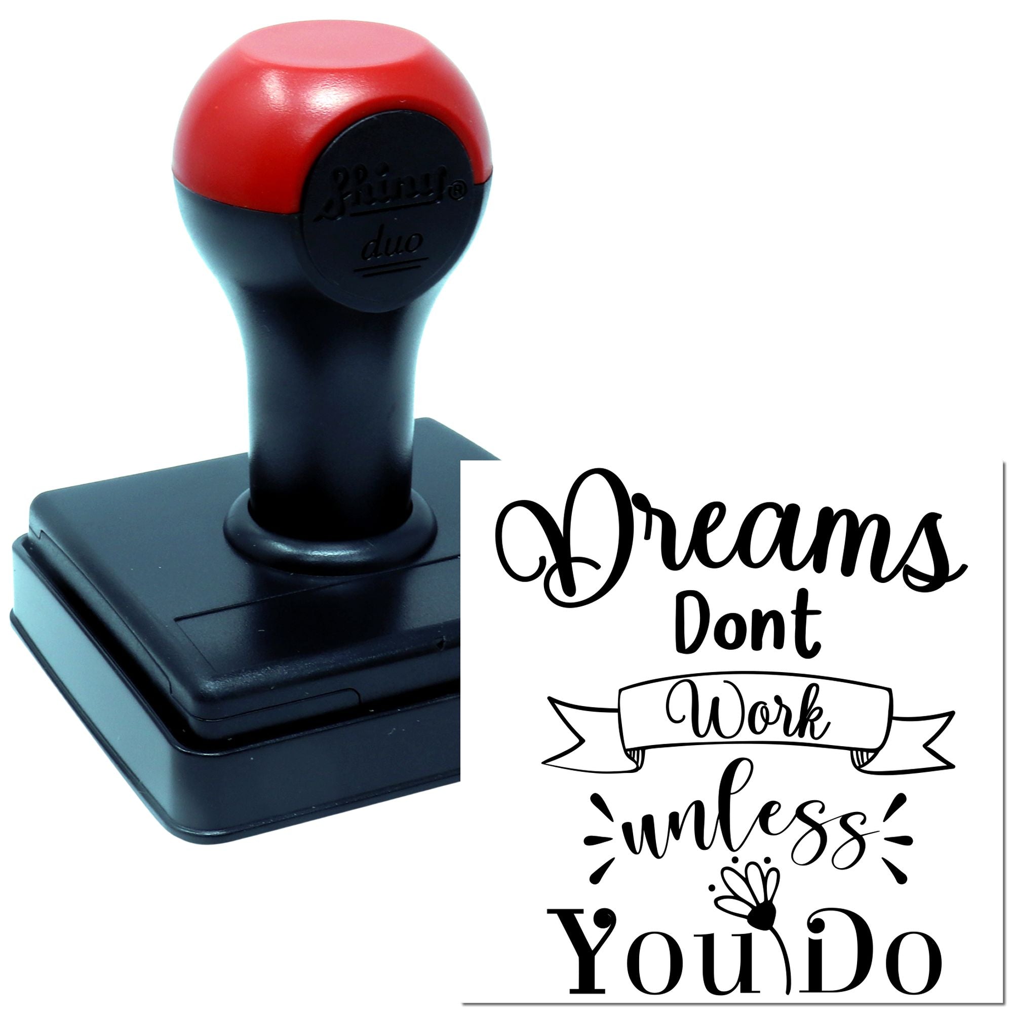 Duo Goals Meet Consistent Daily Effort Hand Stamp