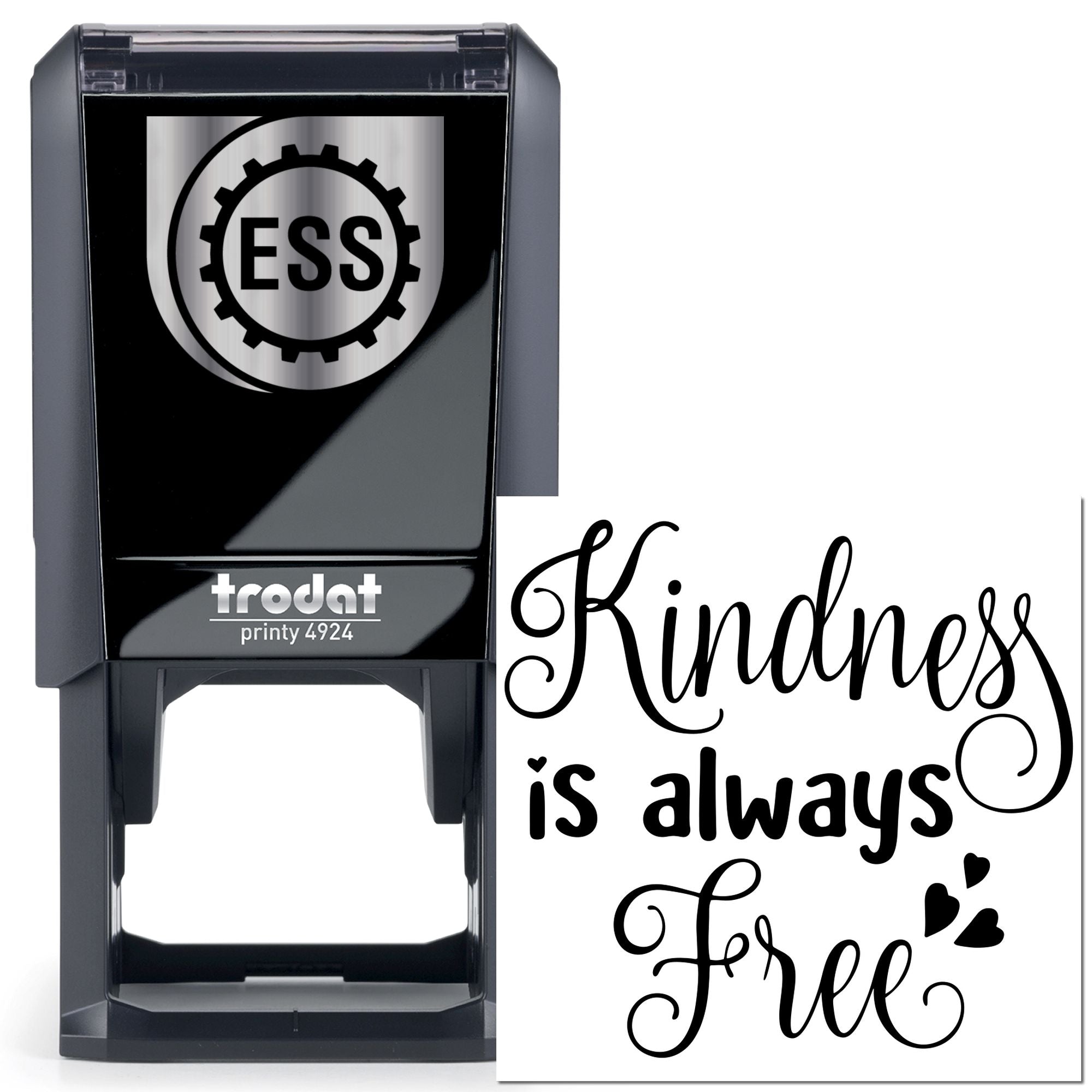 Self-Inking Free Kindness Favor Tag Stamp