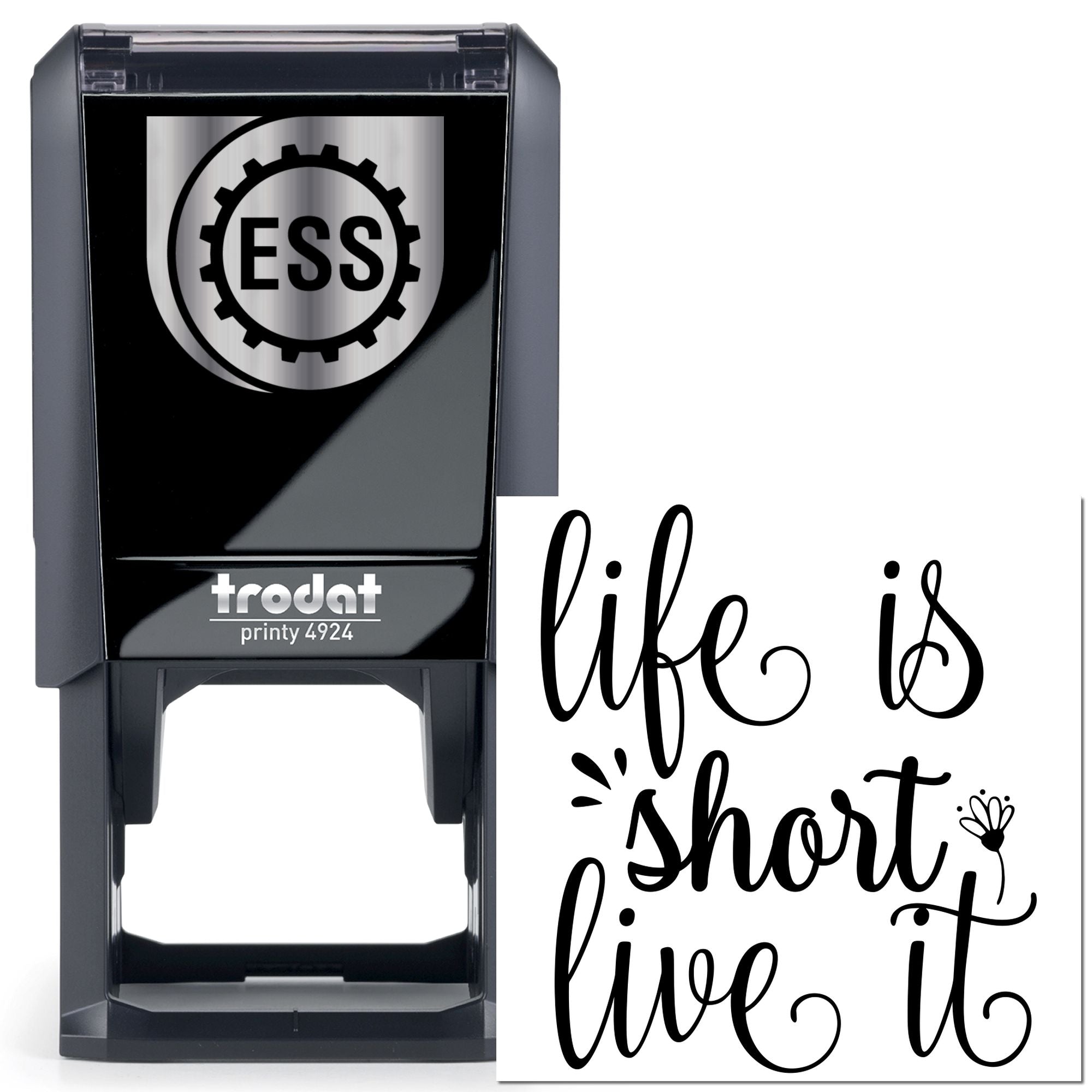 Self-Inking Live It Craft Stamp