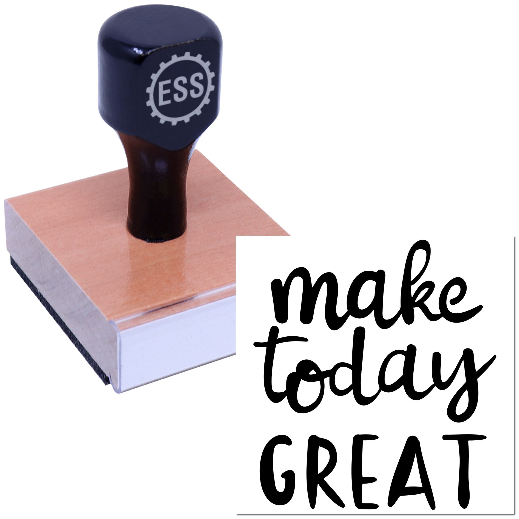 Positive Motivation Art Crafting Rubber Stamp